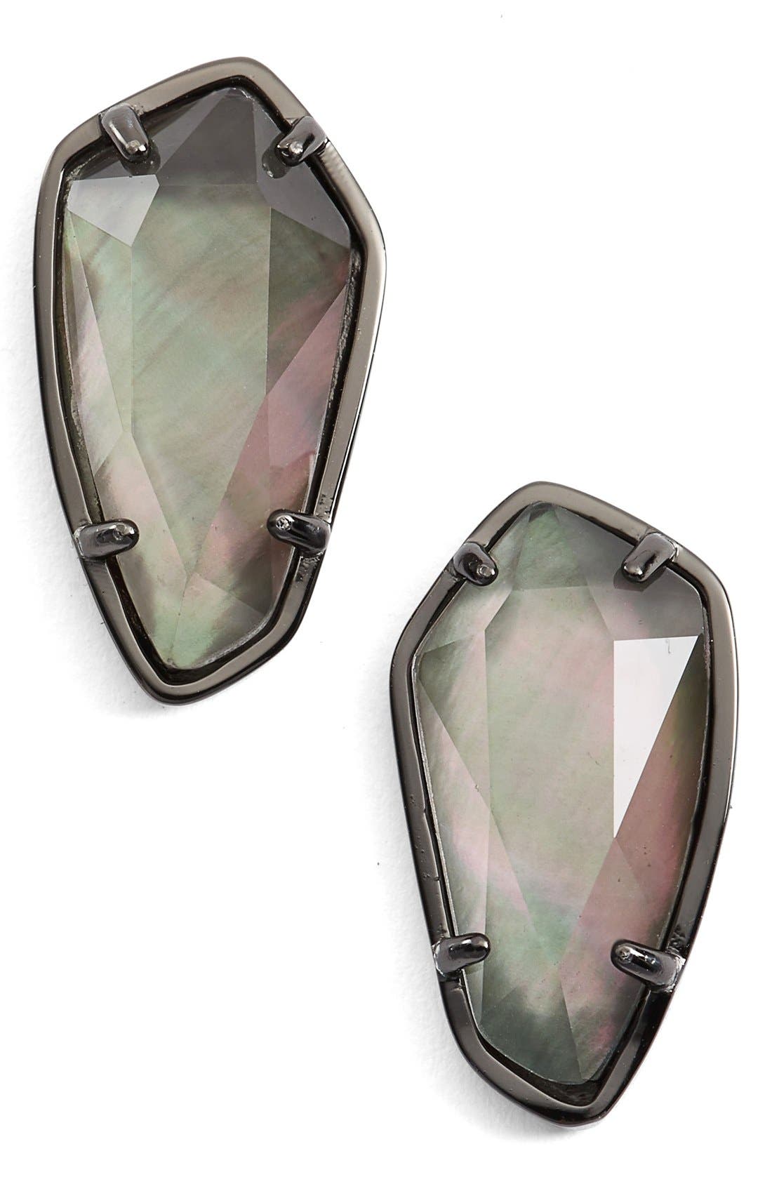 Kendra Scott 'Camryn' MotherofPearl Stud Earrings Nordstrom