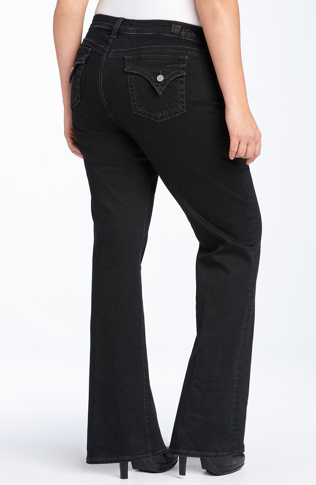 KUT from the Kloth Triangle Pocket Bootcut Jeans (Plus) Nordstrom