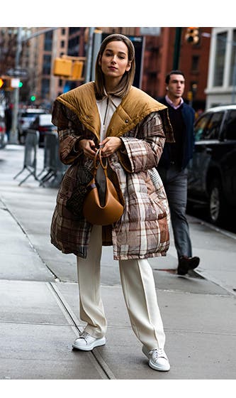 Spotted at FW20 New York Fashion Week: plaid.