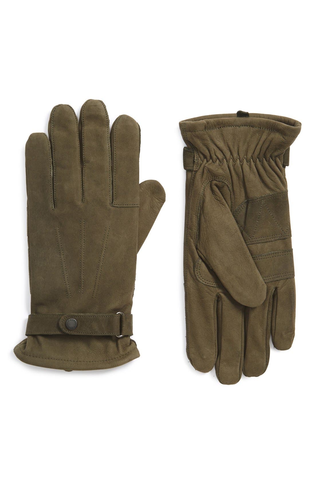 Barbour Leather Gloves