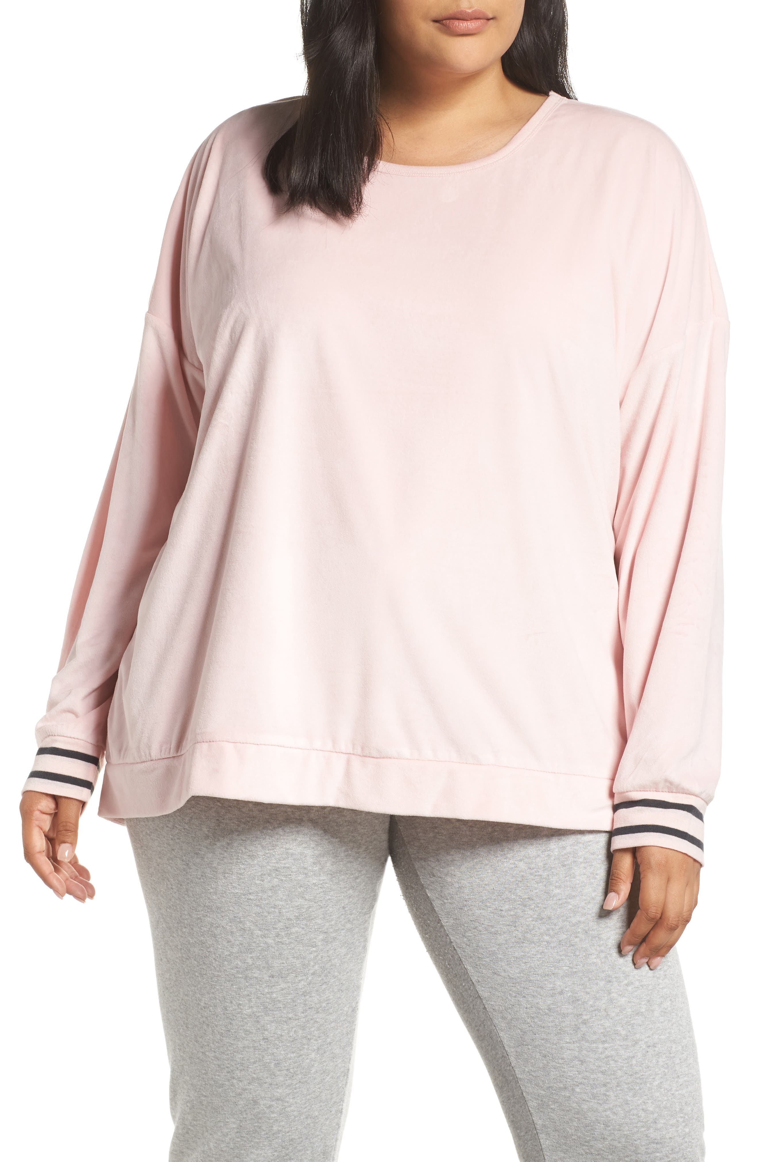 Plus Size Pj Salvage Velour Pajama Top