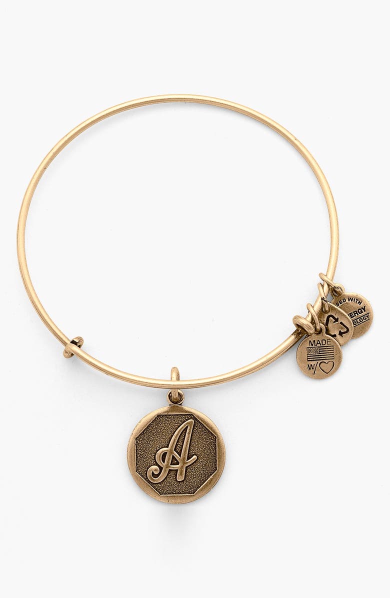 Alex And Ani Initial Adjule Wire Bangle Nordstrom Initial Adjule Wire Bangle