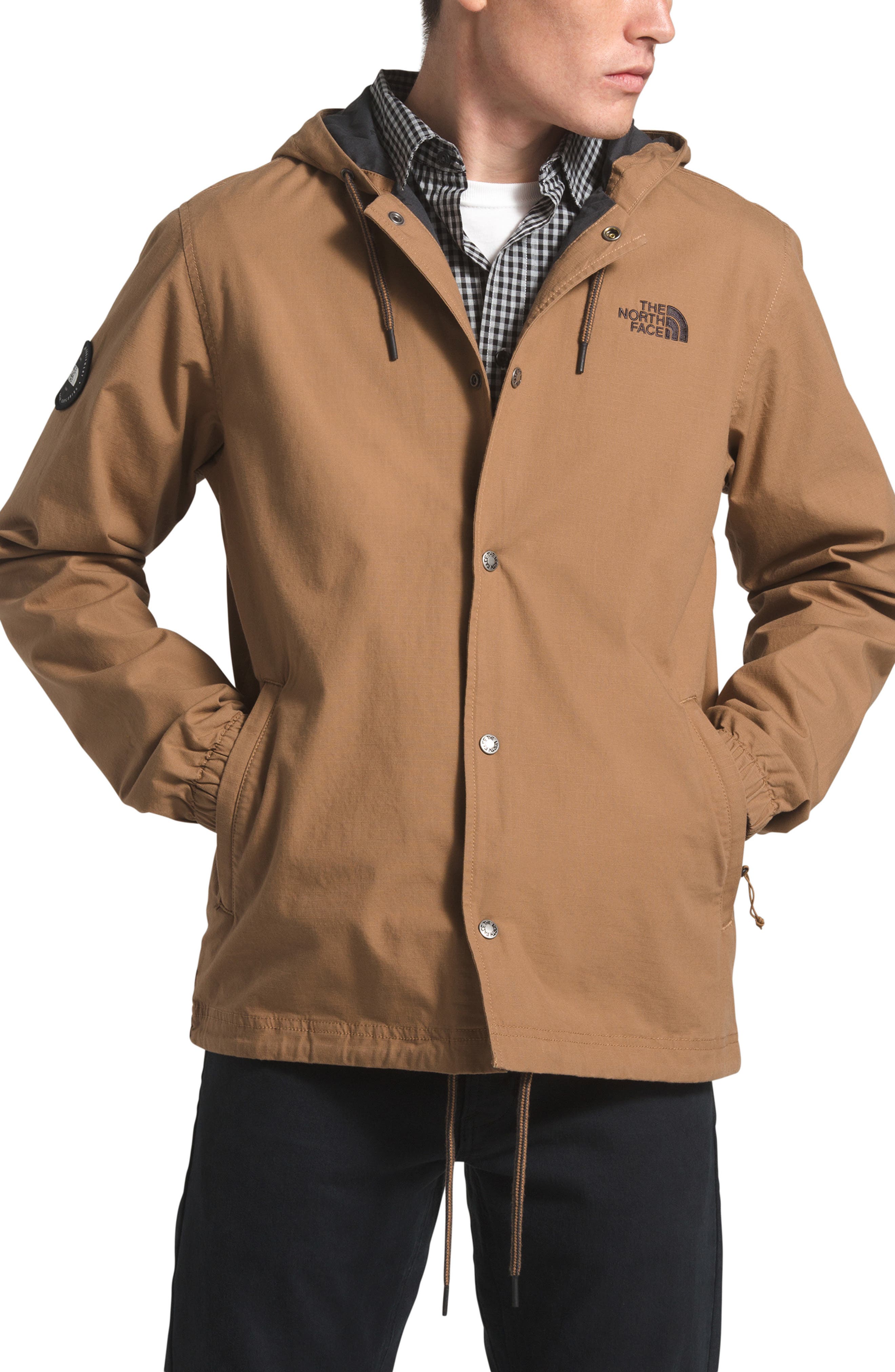 The North Face Maclure Utility Hooded Jacket, Brown