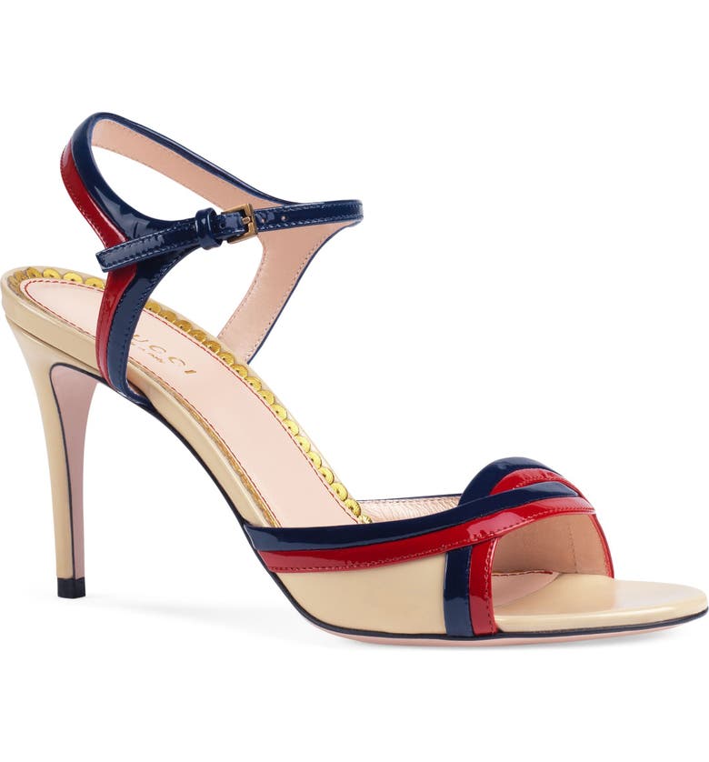 Gucci Millie Ankle Strap Sandal (Women) | Nordstrom