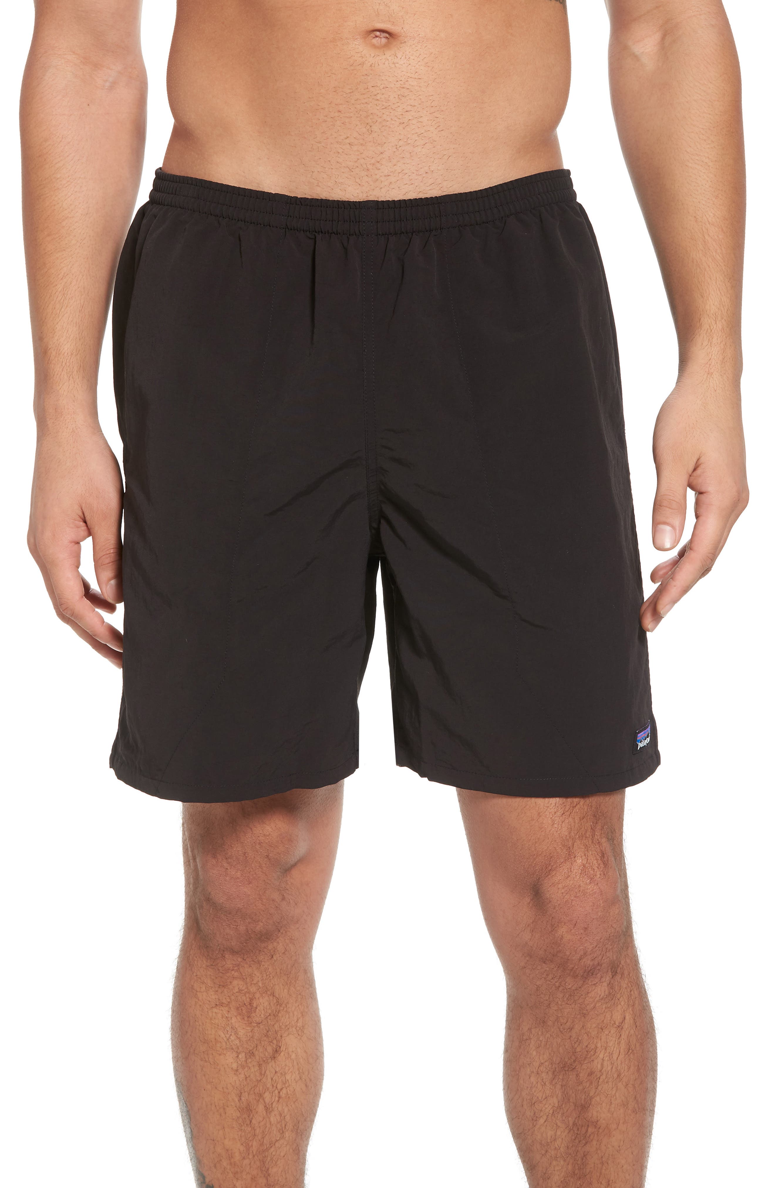 Patagonia Baggies 7-Inch Swim Trunks, Black