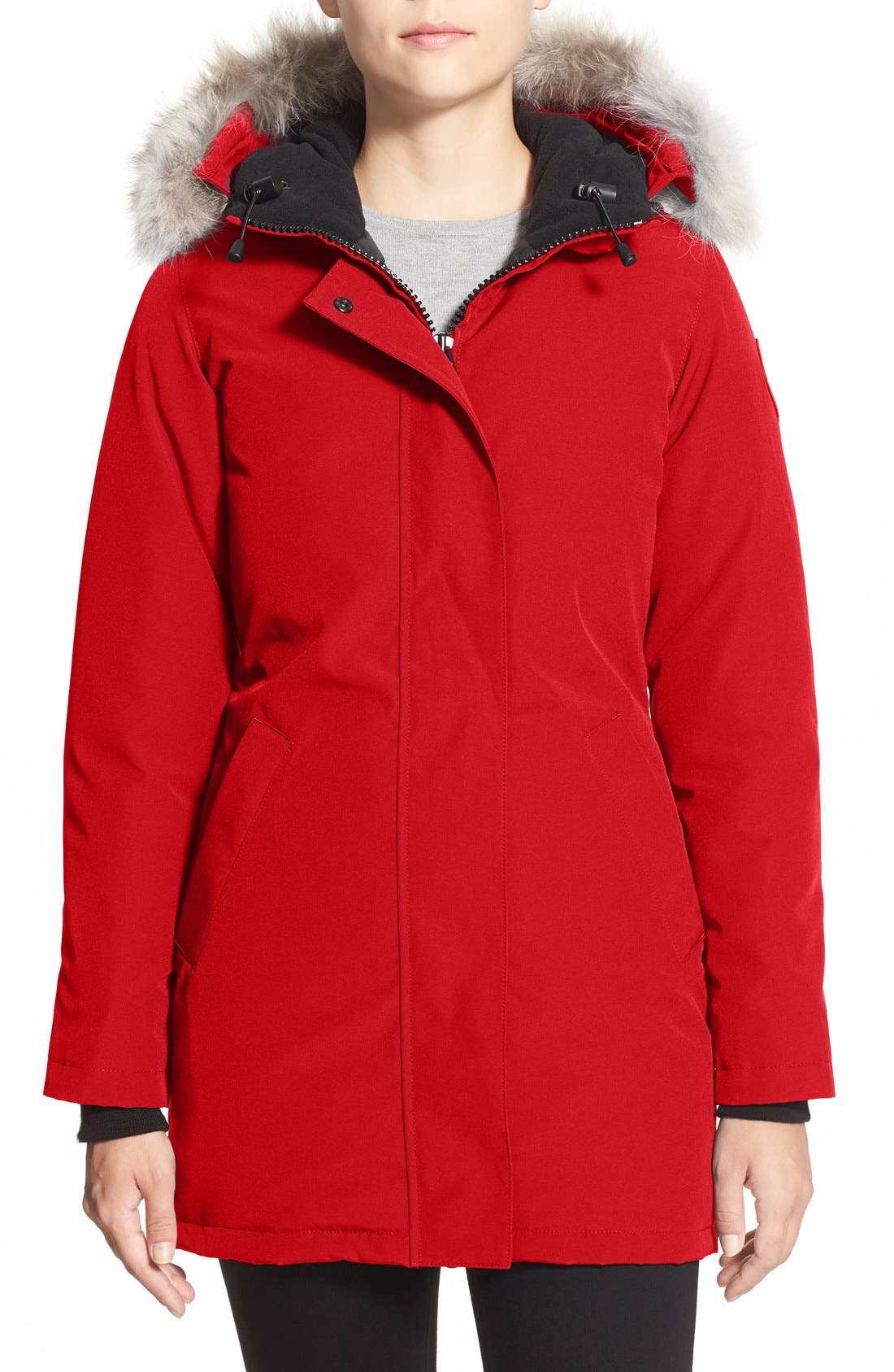 Canada Goose Victoria Down Parka With Genuine Coyote Fur Trim