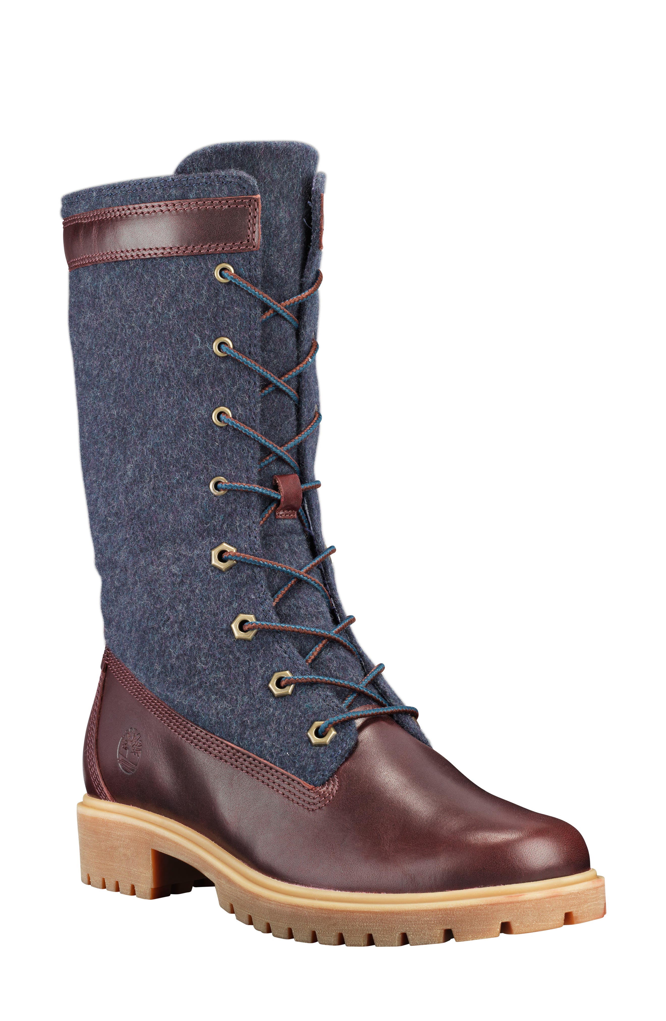 Timberland Jayne Waterproof Gaiter Boot- Burgundy