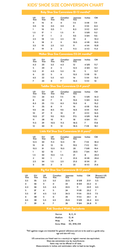 Kids Shoe Sizes Explained Kids Matttroy