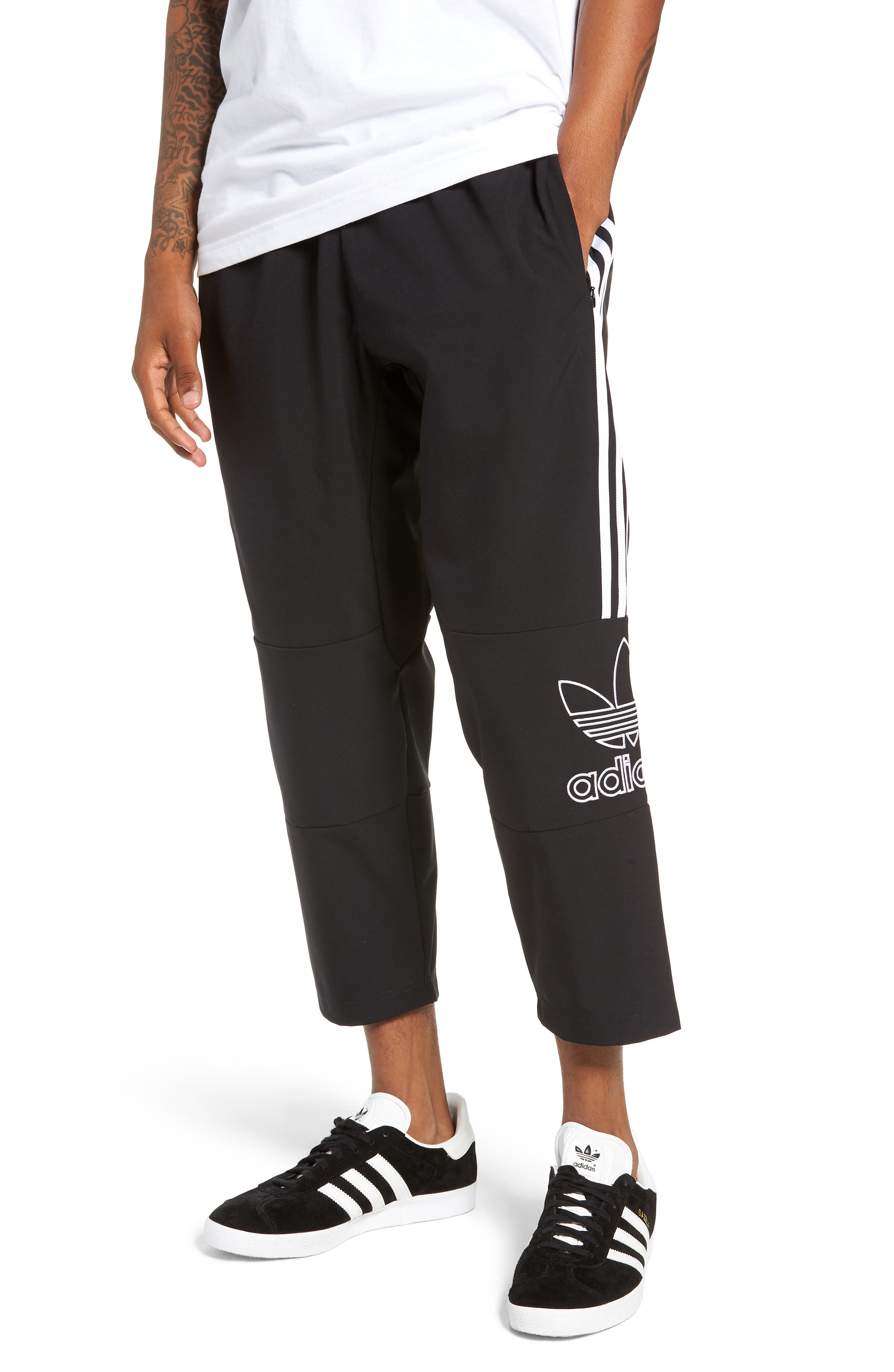 adidas originals cropped pants