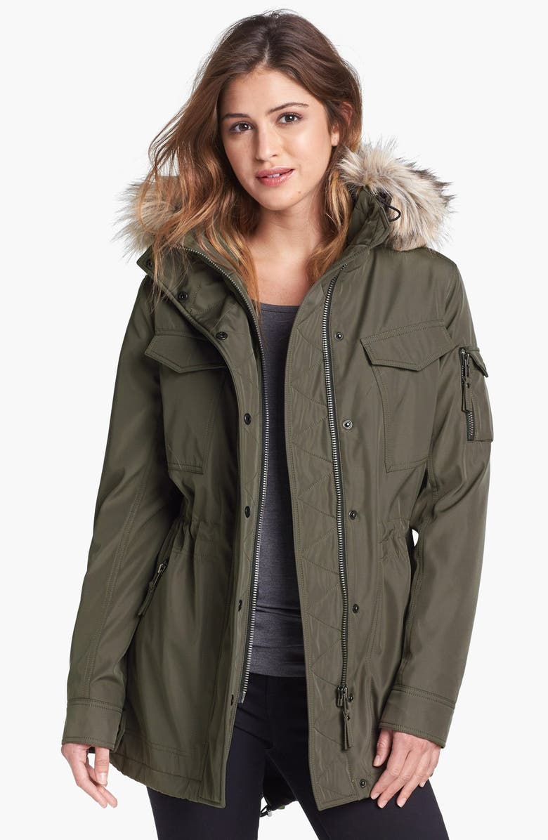 S13/NYC 'Field Parka' Anorak with Faux Fur Trim | Nordstrom