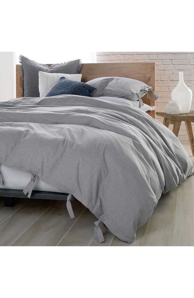 Dkny Pure Stripe 144 Thread Count Duvet Cover Nordstrom Dkny Pure Stripe 144 Thread Count Duvet Cover Main Color Grey