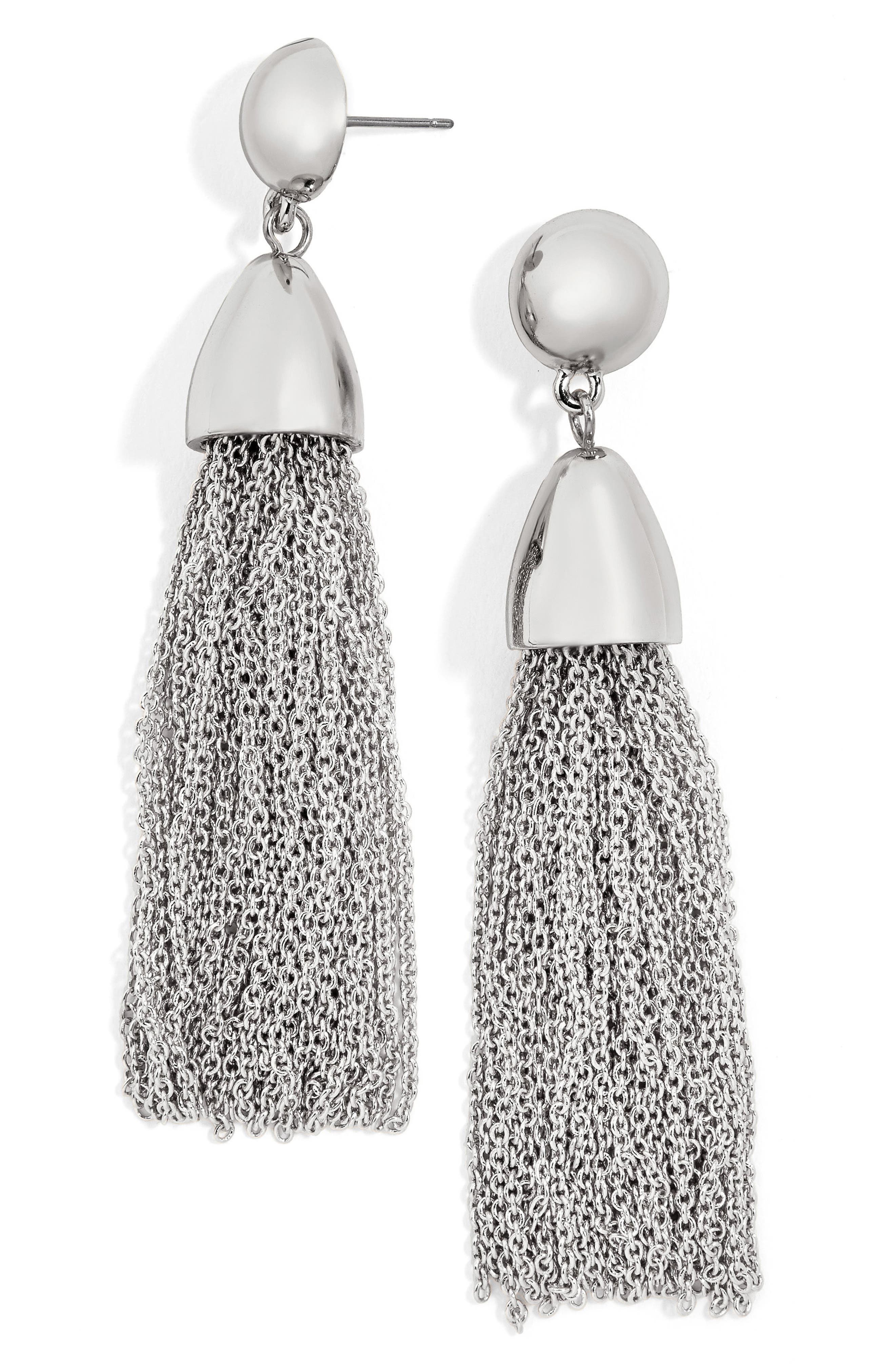 BaubleBar Tassel Drop Earrings Nordstrom