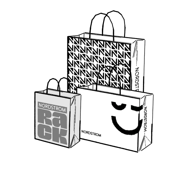 nordstrom rack shopping bag