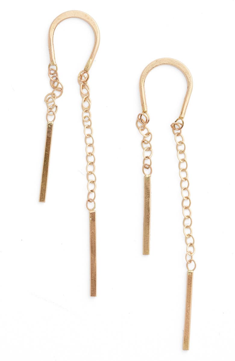 Thread earrings online shopping Clearance