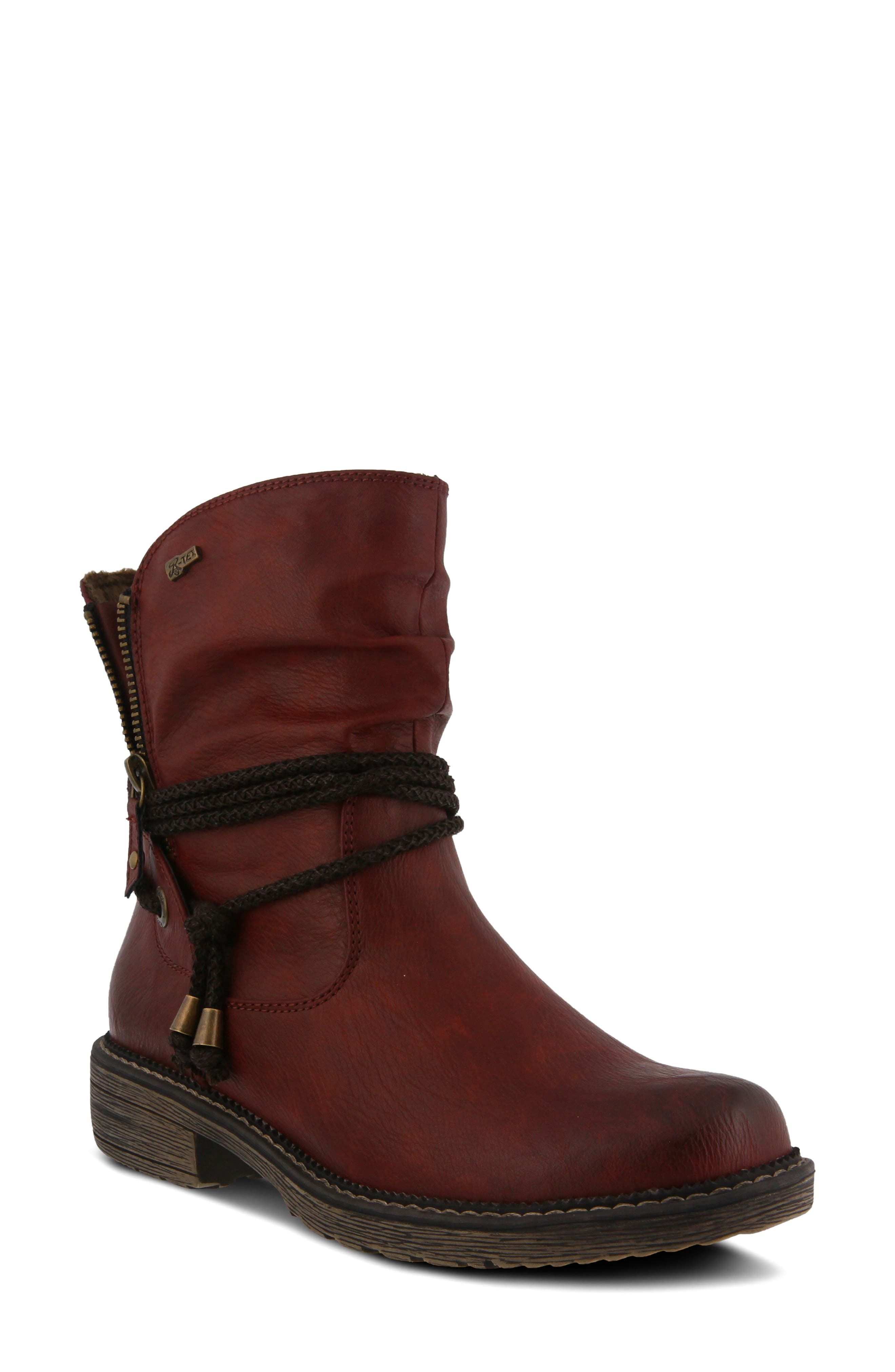 Spring Step Kathie Bootie, Red