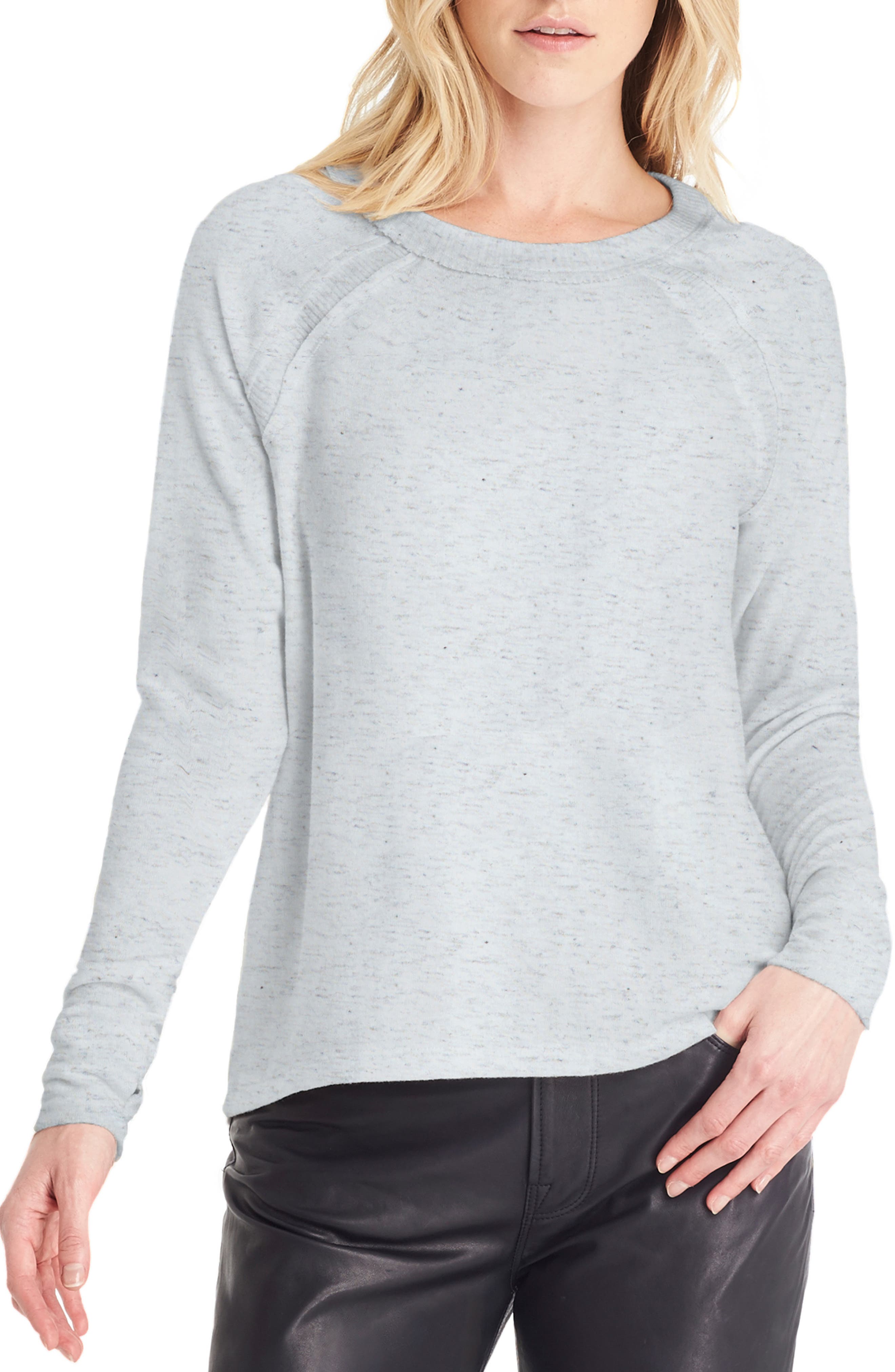 Michael Stars Thumbhole Sleeve Top, Blue