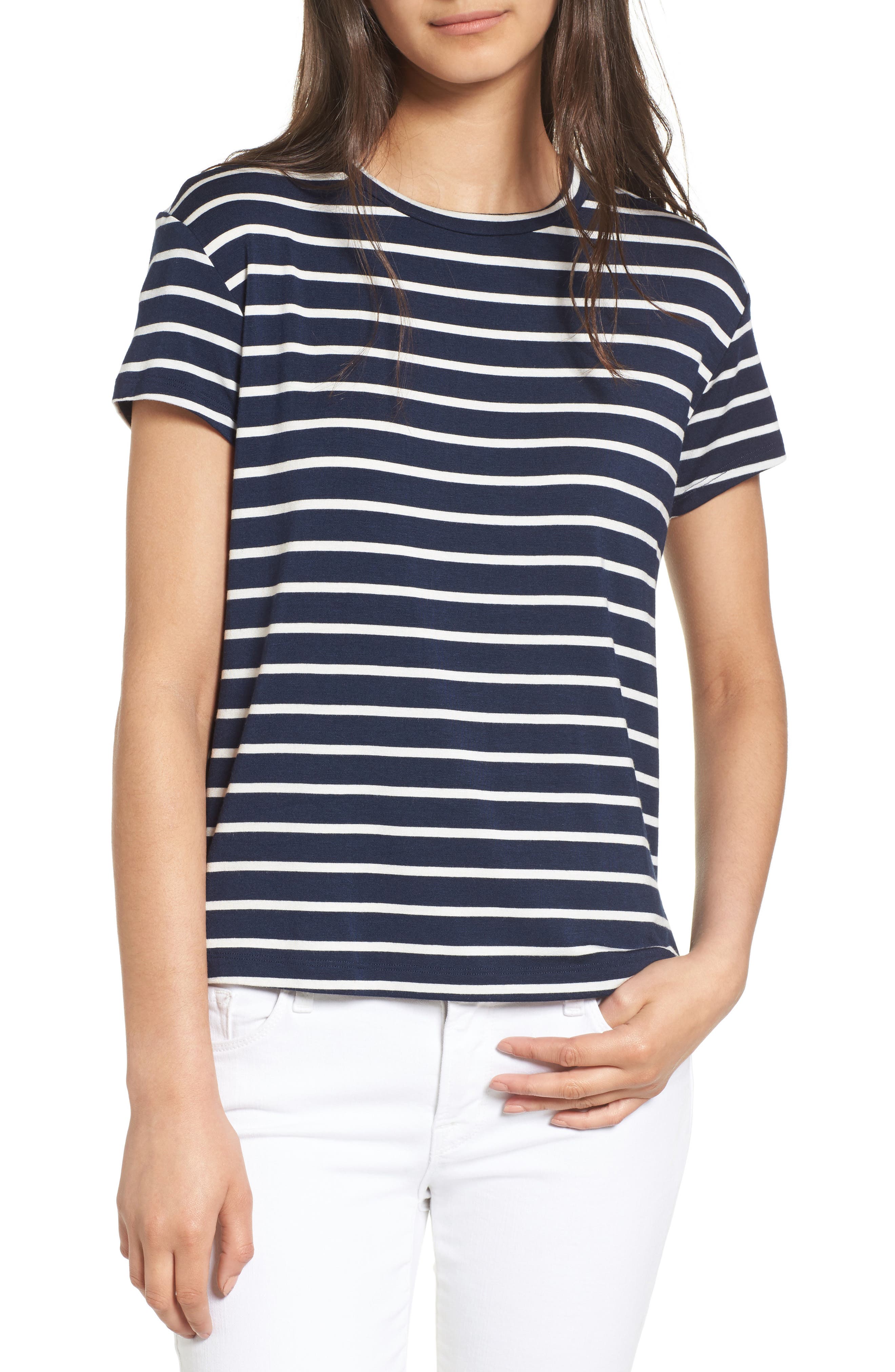 Amour Vert Casey Tee, Blue