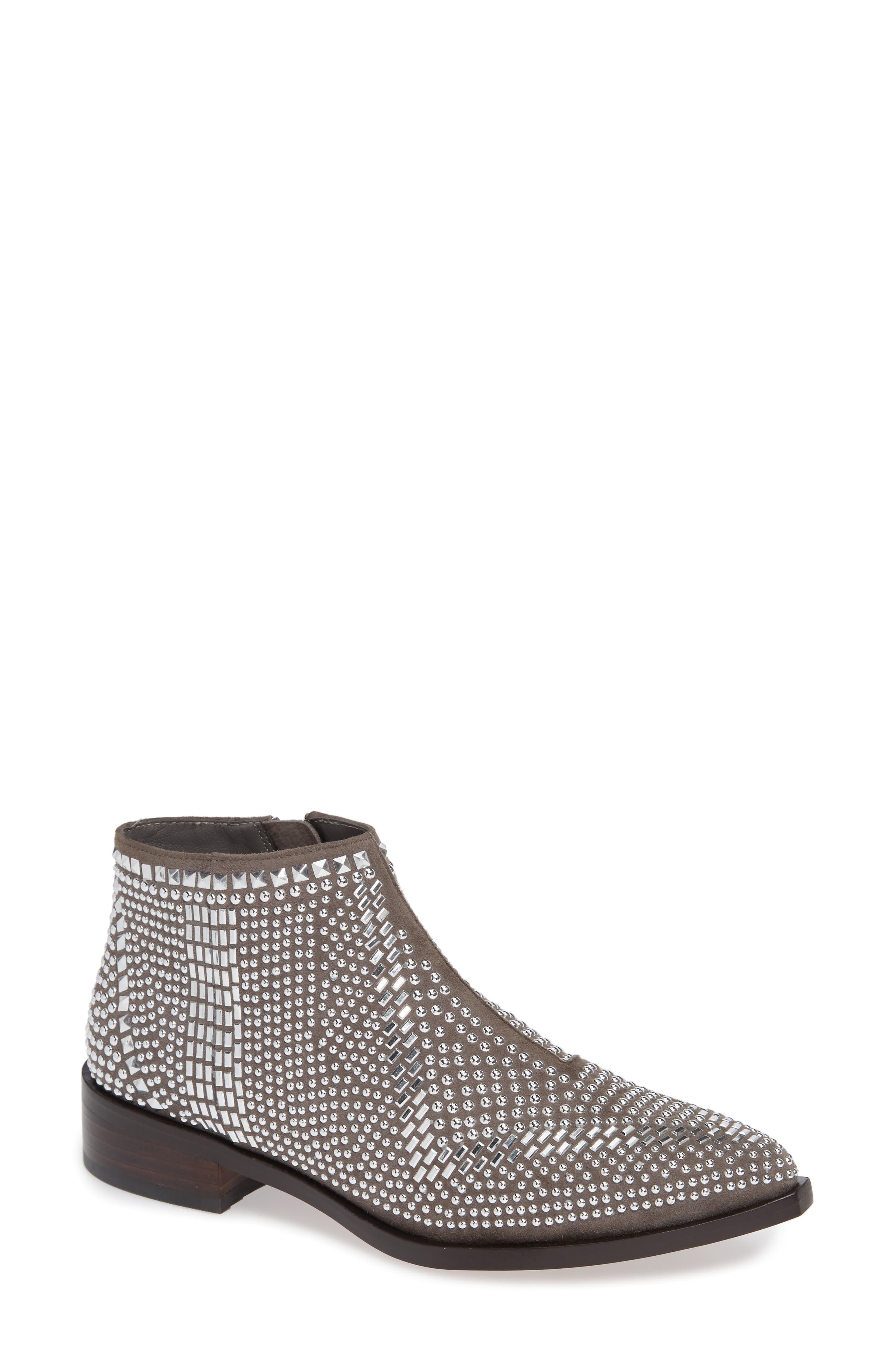 Linea Paolo Bianka Studded Bootie, Grey