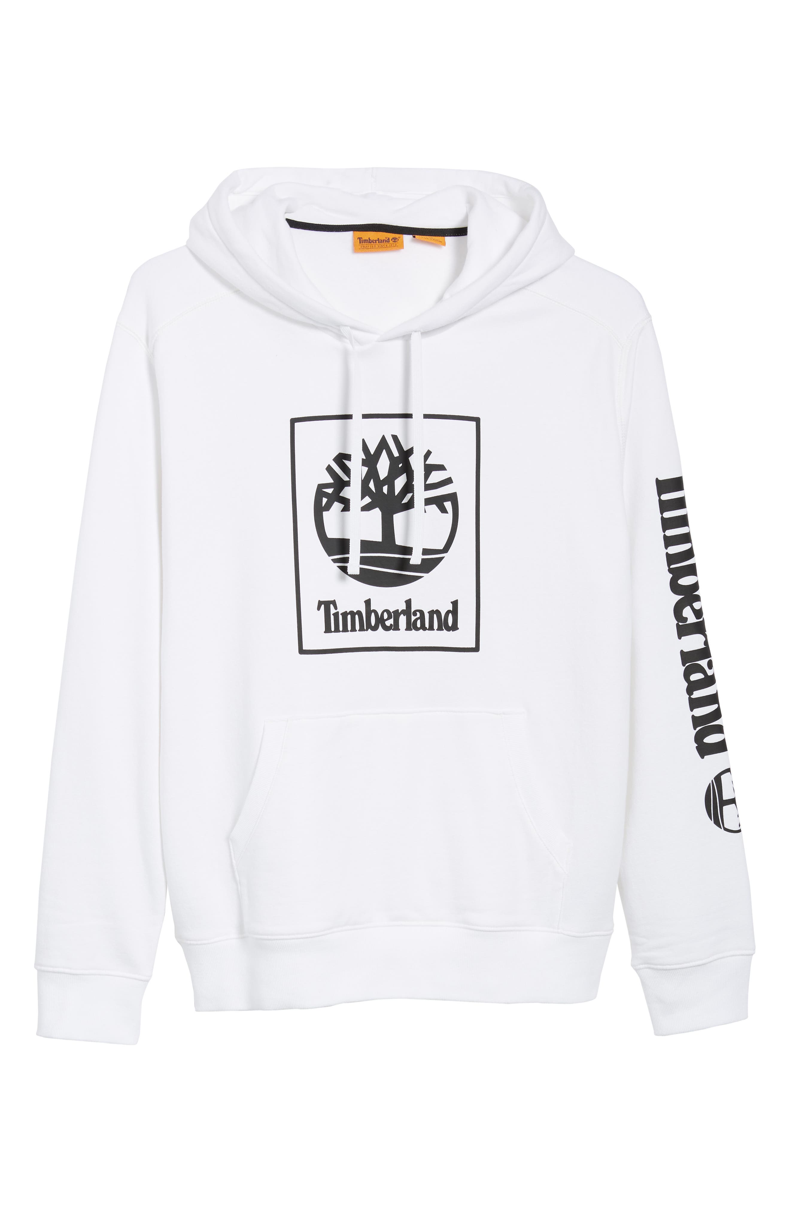 timberland white hoodie