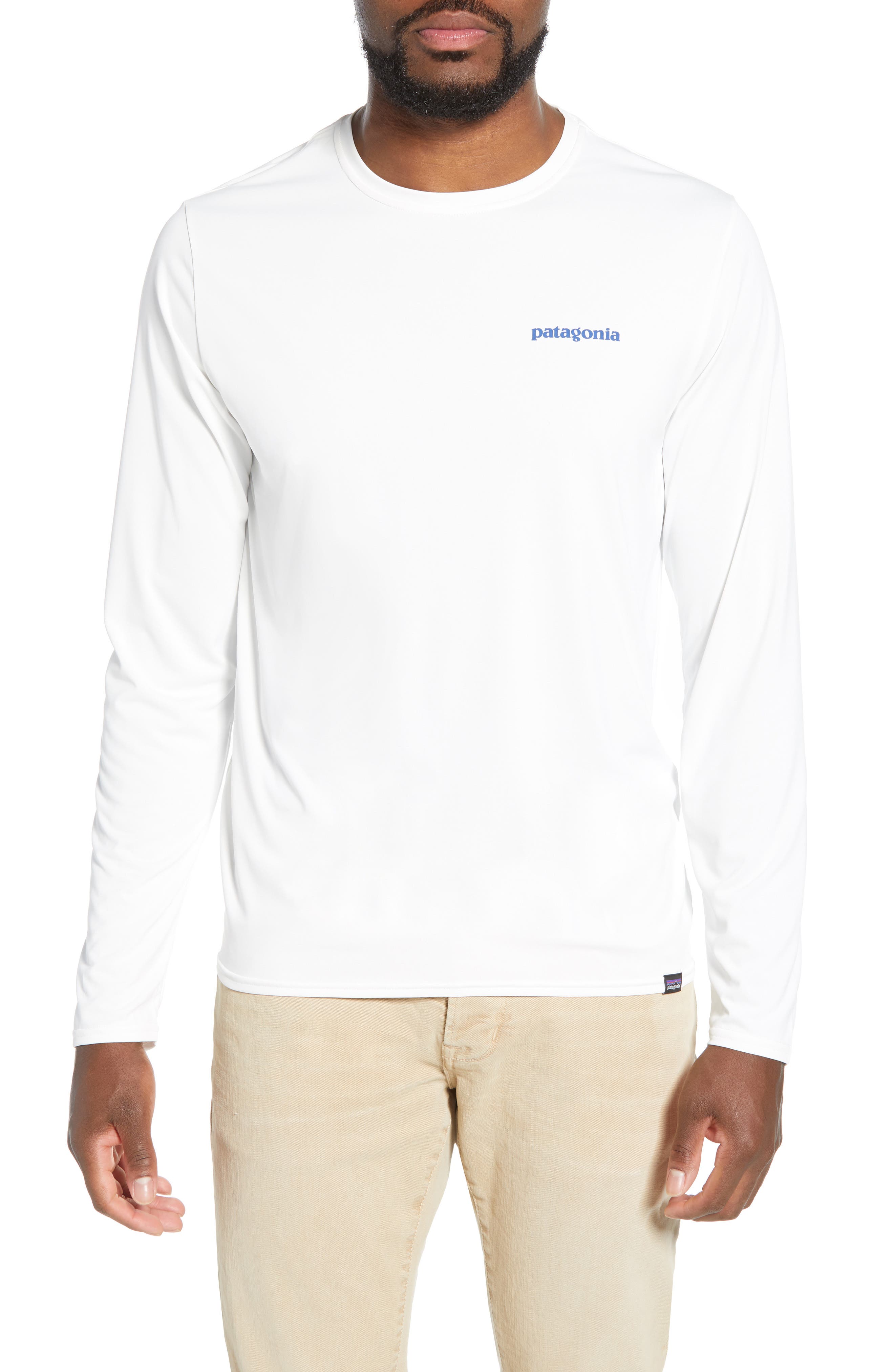 Patagonia Capilene Cool Daily Long Sleeve T-Shirt, White