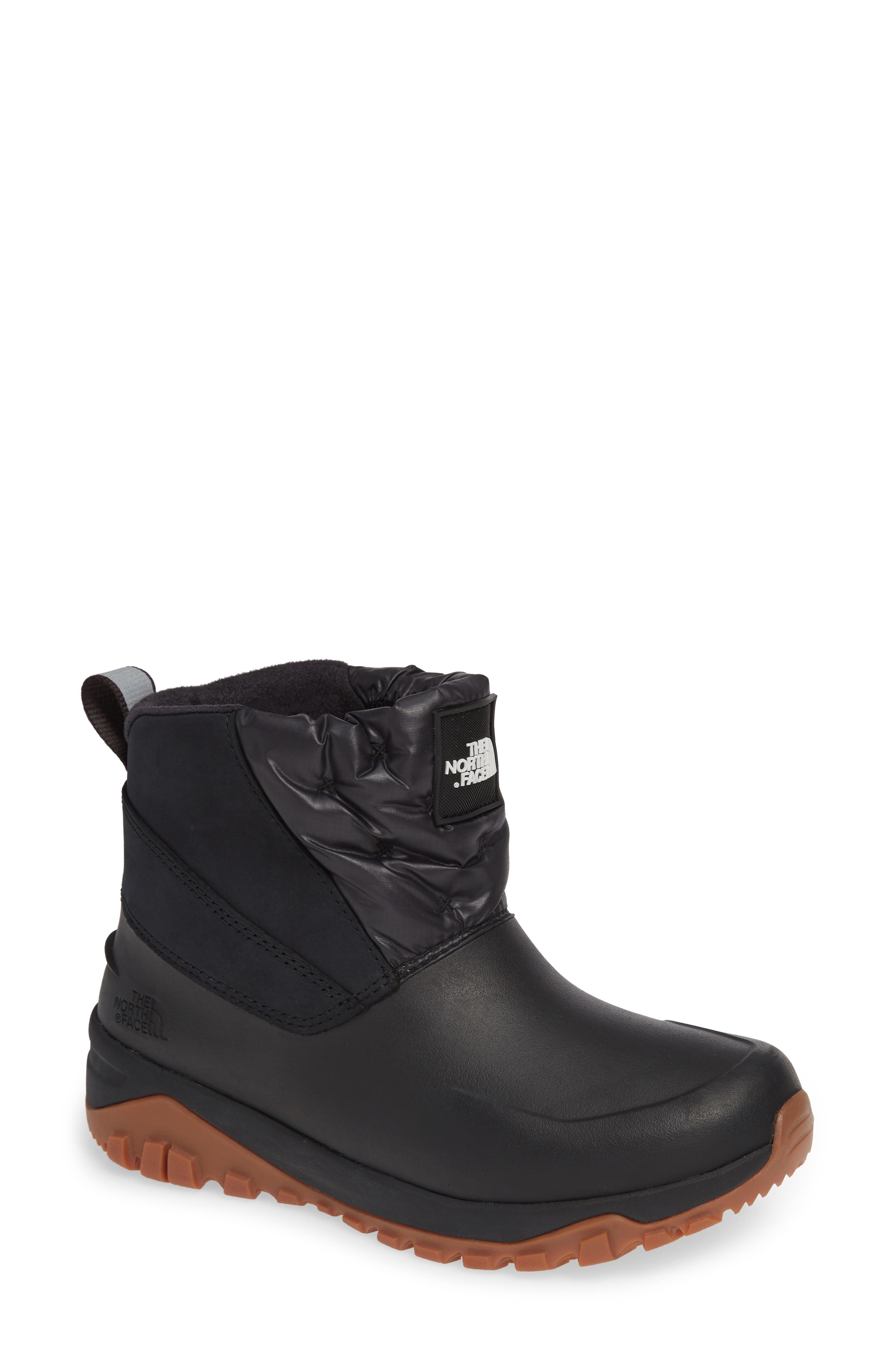The North Face Yukiona Waterproof Ankle Boot- Black