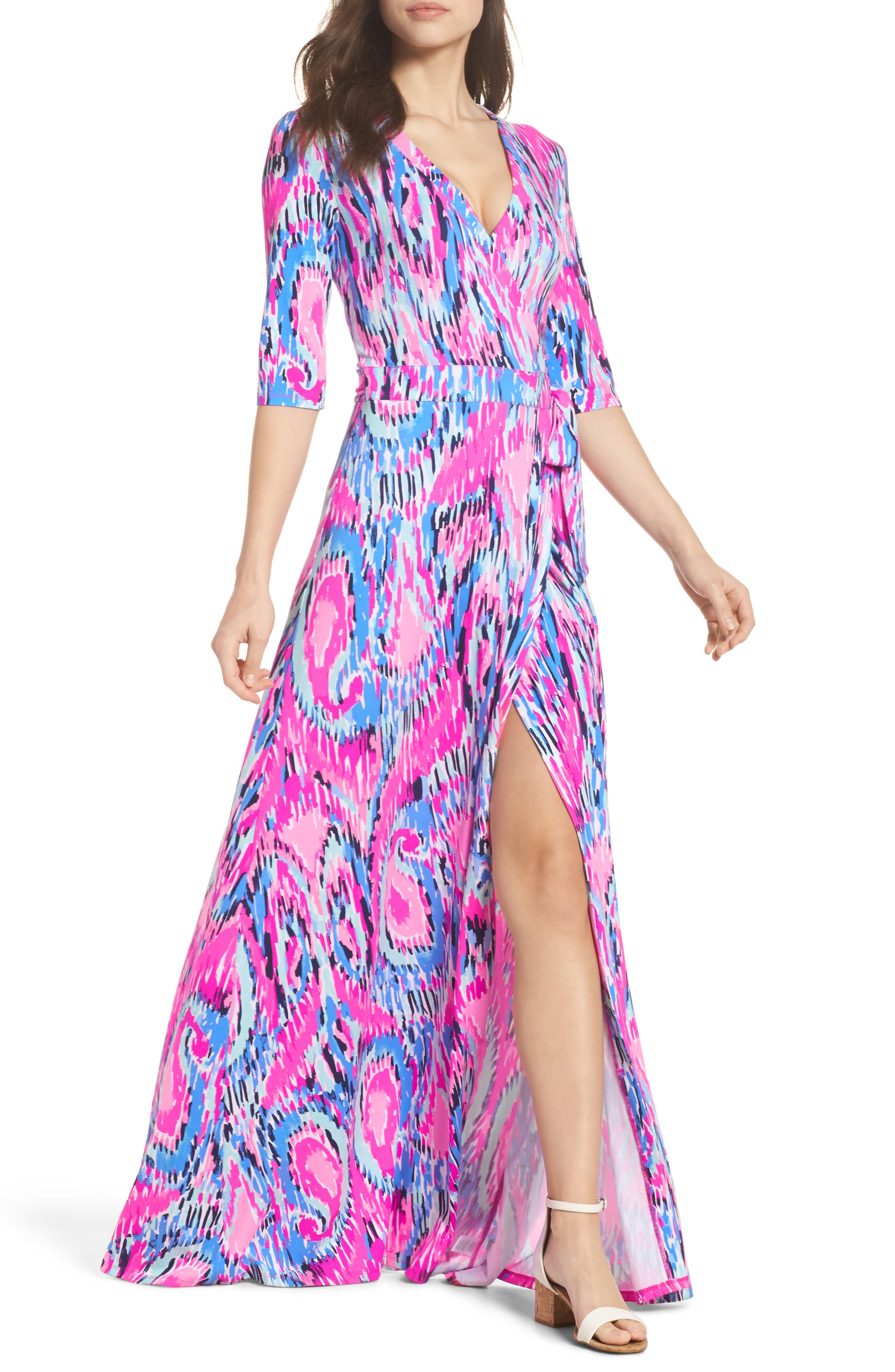 Lilly Pulitzer® Marvista Wrap Maxi Dress Nordstrom
