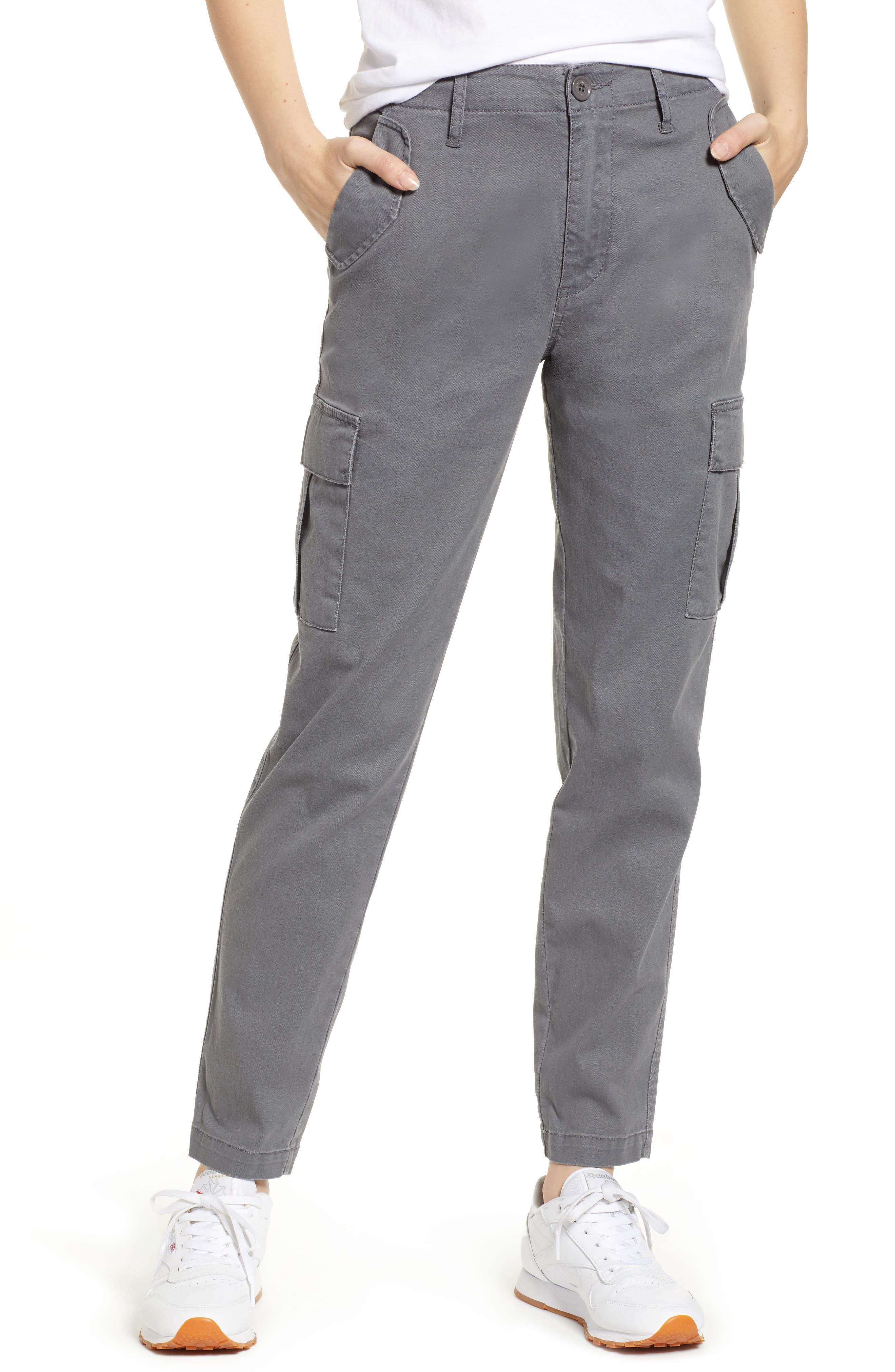 Union Bay Garner Military Cargo Pants, Grey