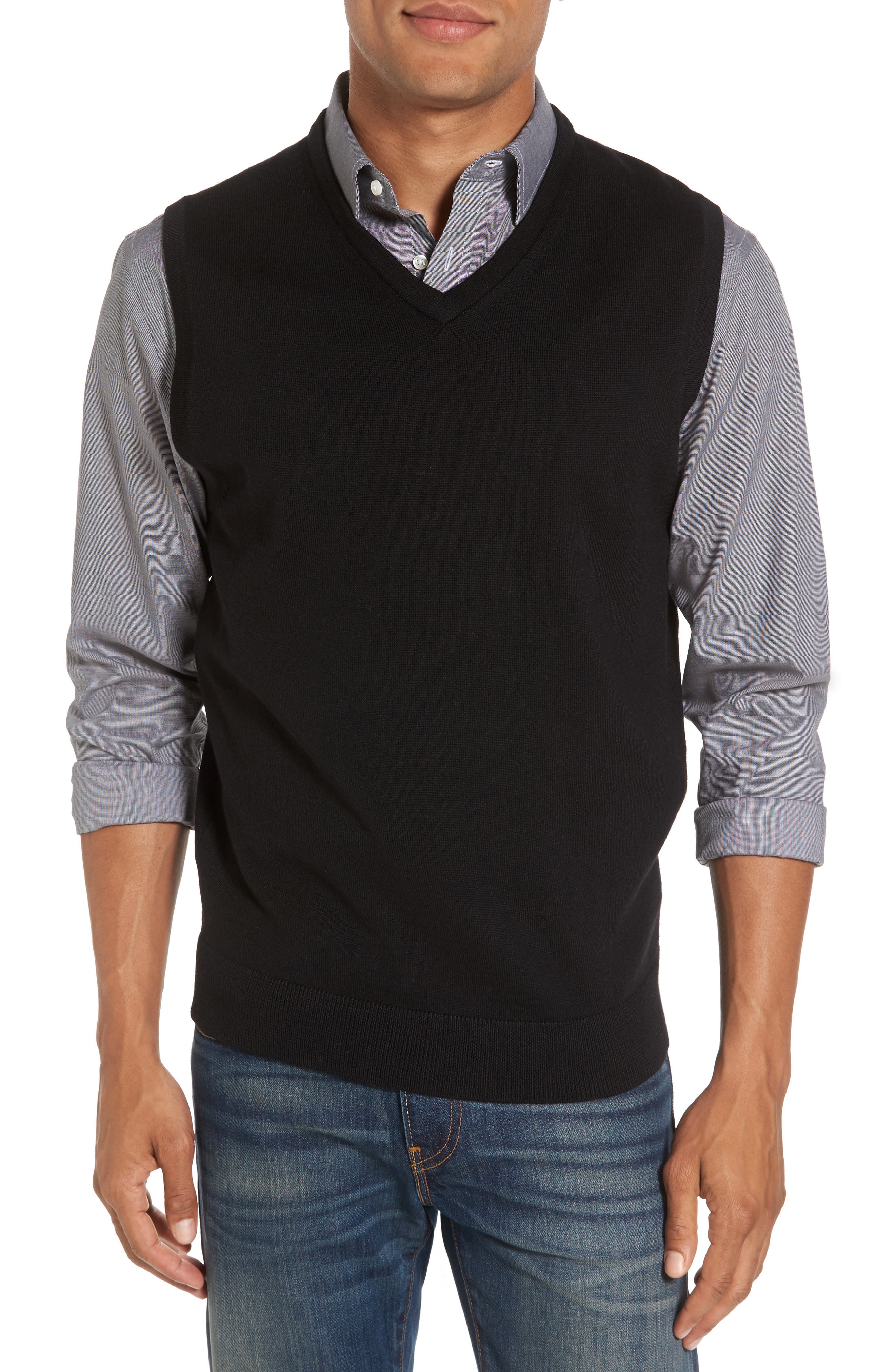 Nordstrom Shop Merino Wool Sweater Vest