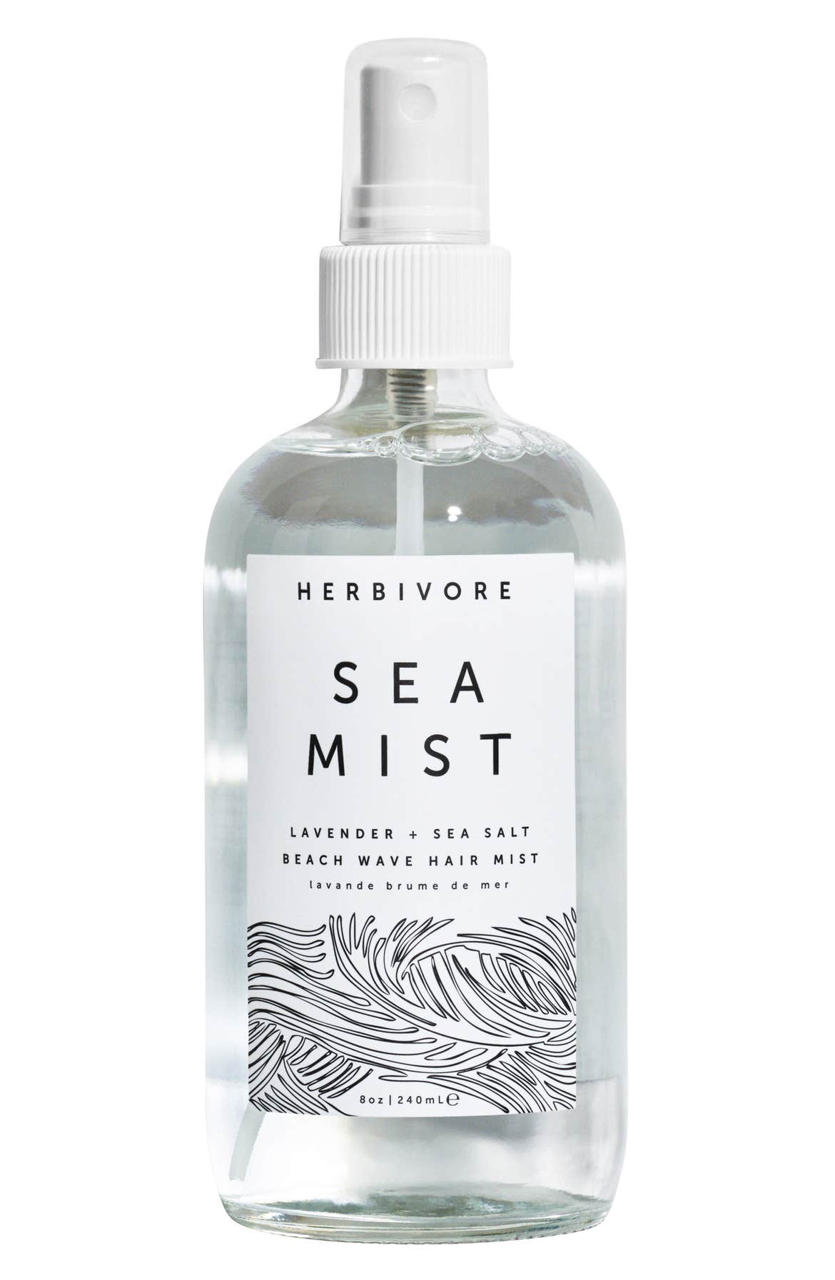 HERBIVORE BOTANICALS Sea Mist Lavender Hair Texturizing Spray, Main, color, NO COLOR