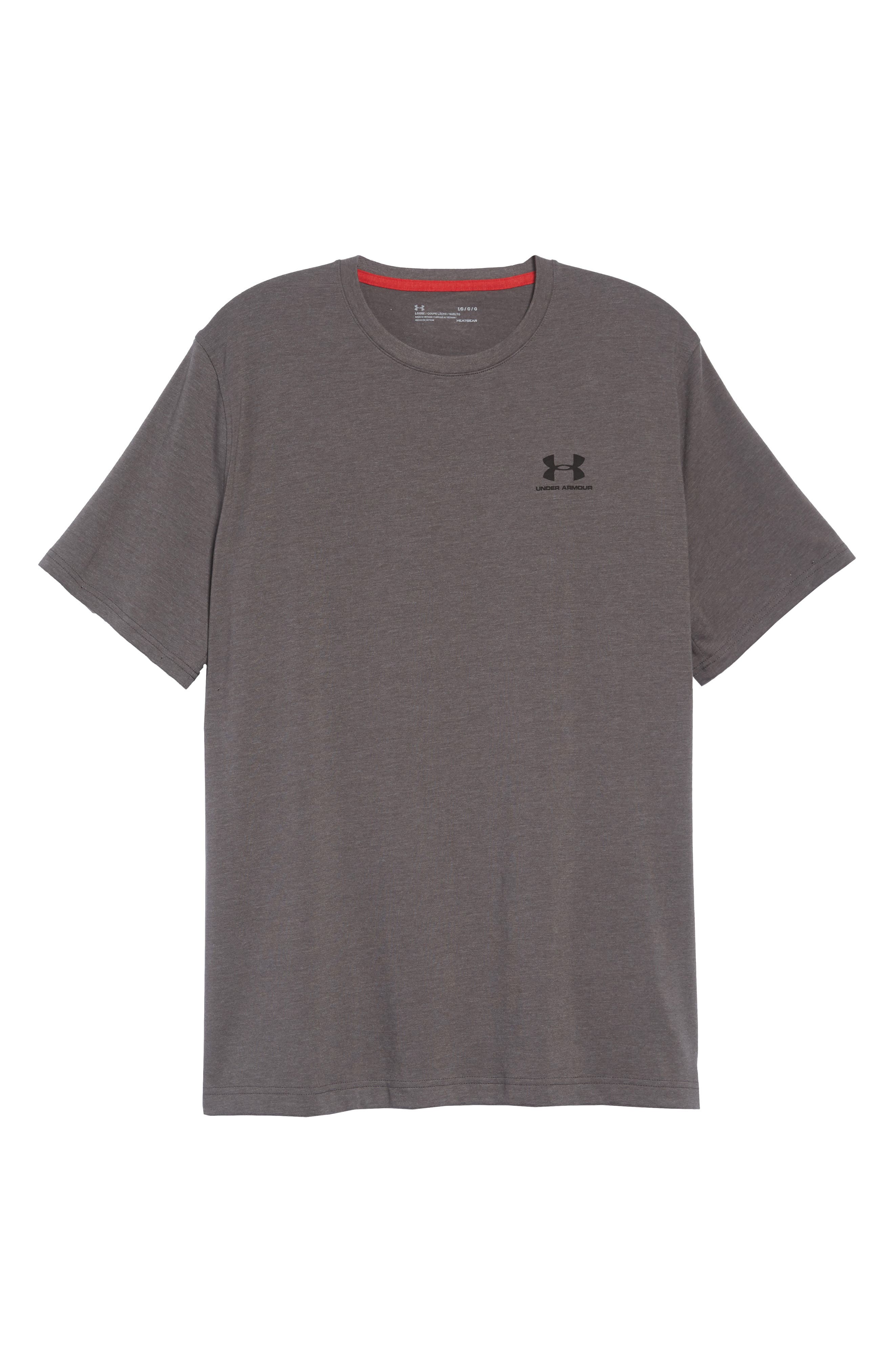 UPC 888376044275 product image for Men's Under Armour 'Sportstyle' Charged Cotton Logo T-Shirt, Size X-Large - Grey | upcitemdb.com