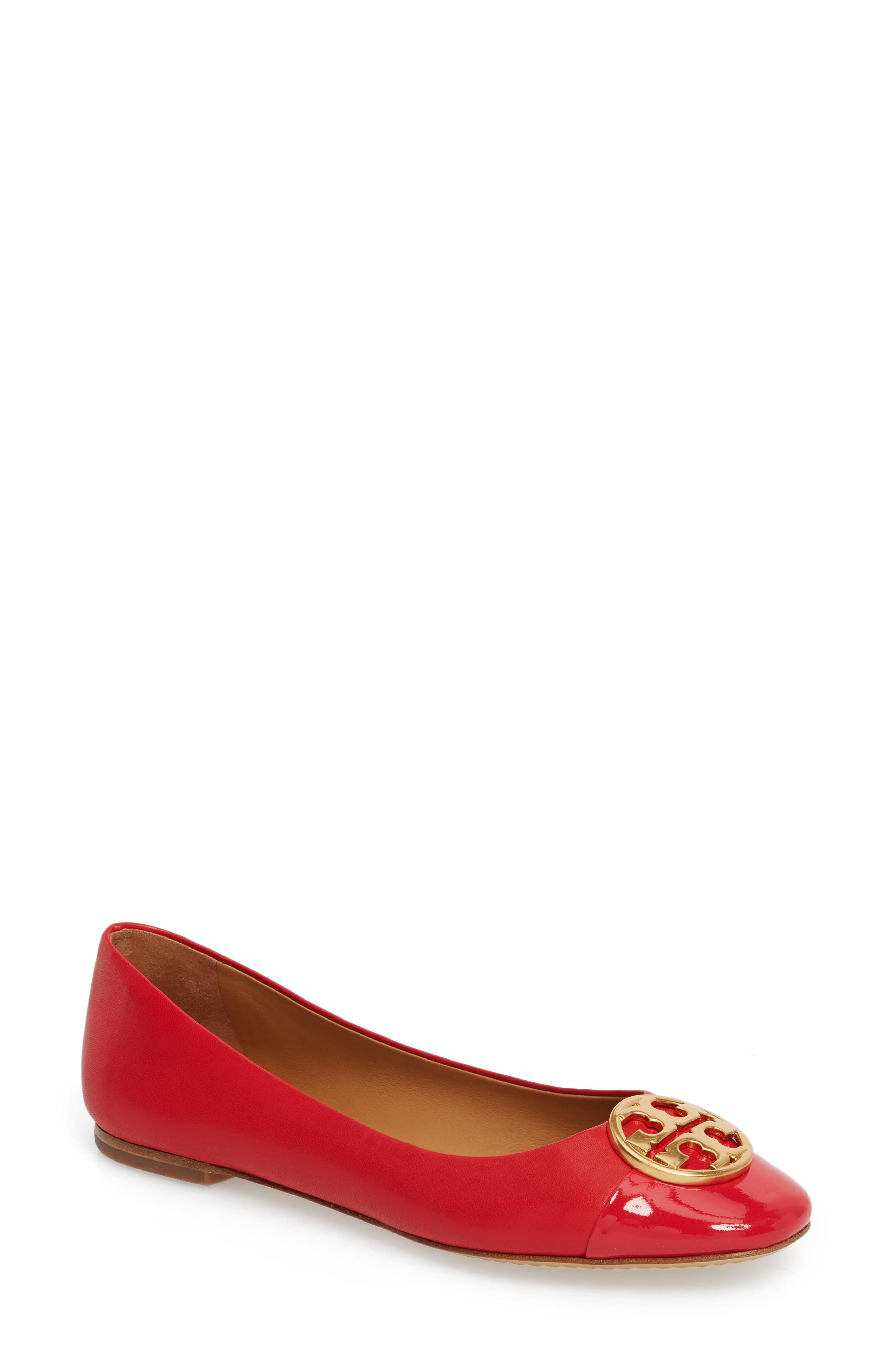 toe cap slingback ballet flats