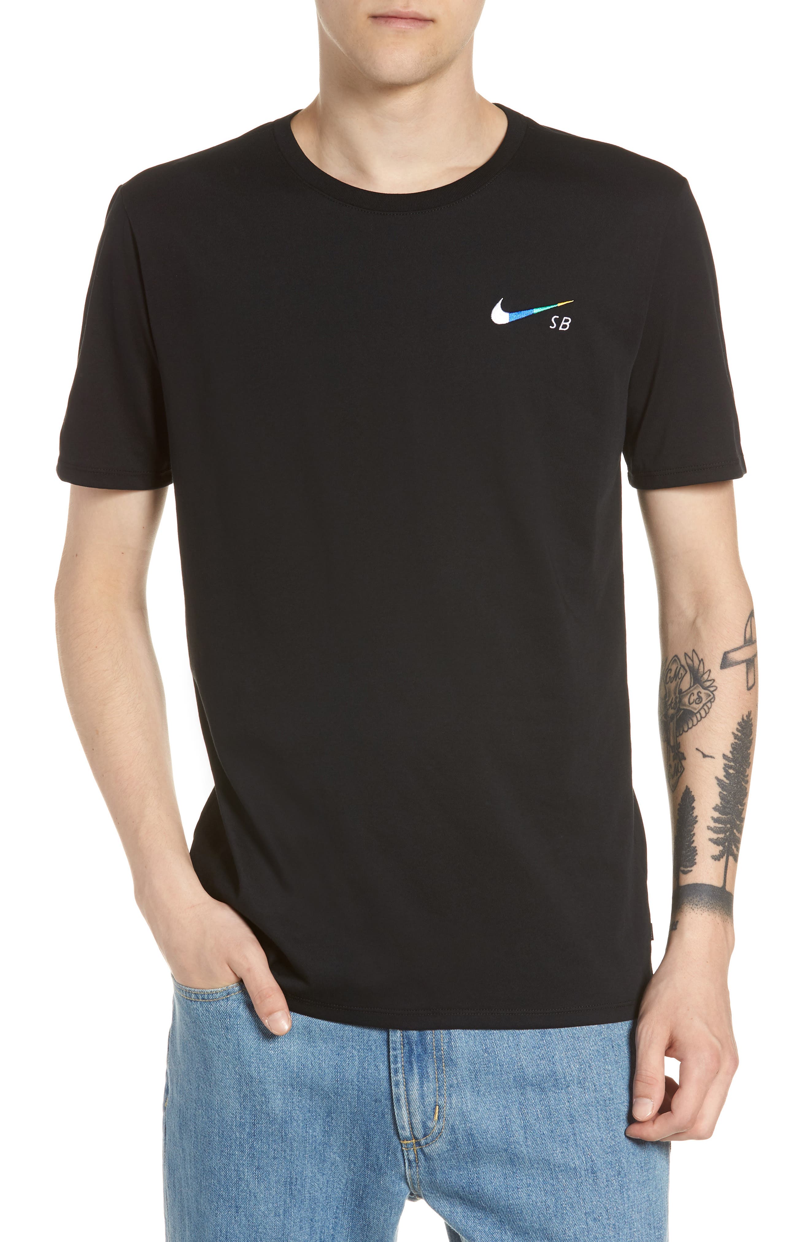 Nike Sb Dry Dfc Global Graphic T-Shirt, Black