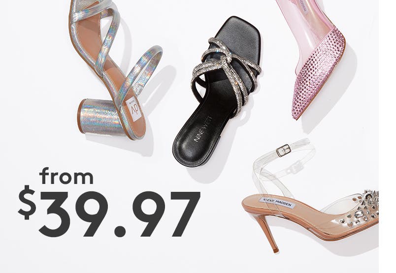 Dress-up sandals from $39.97