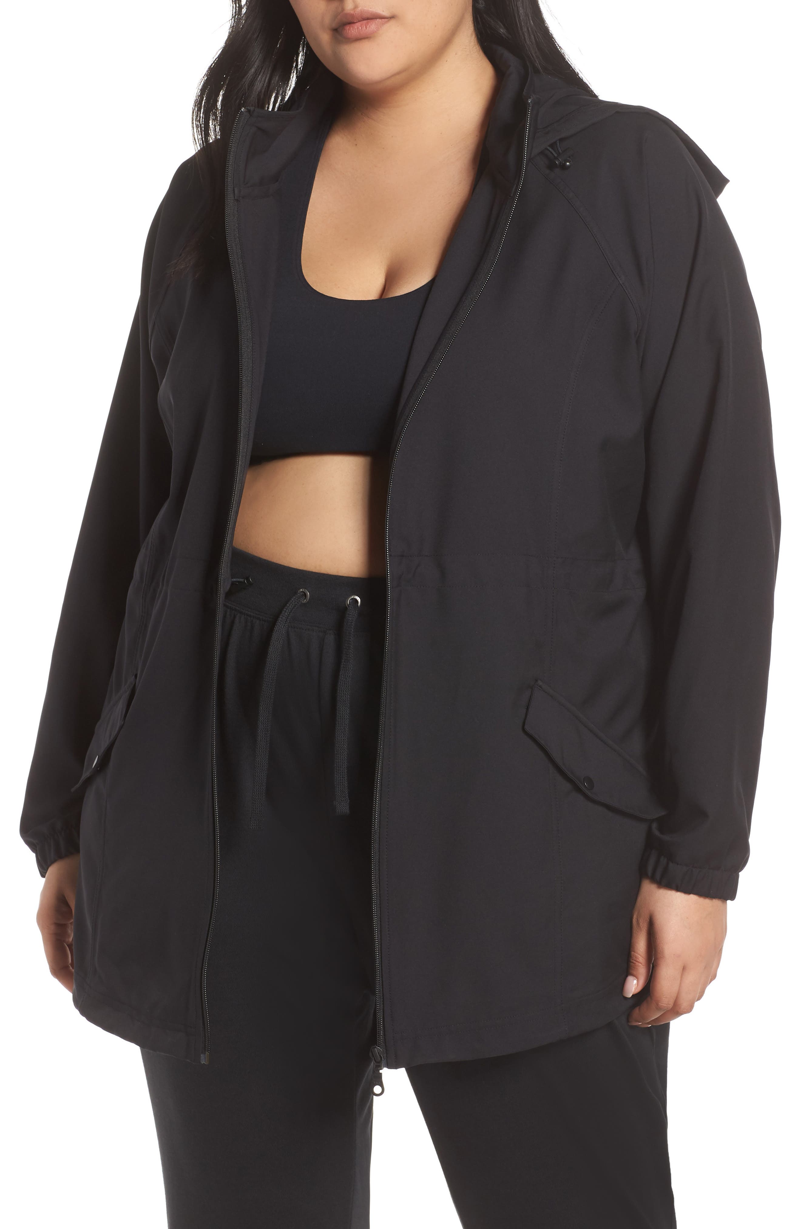 Plus Size Zella Step Out Hooded Jacket