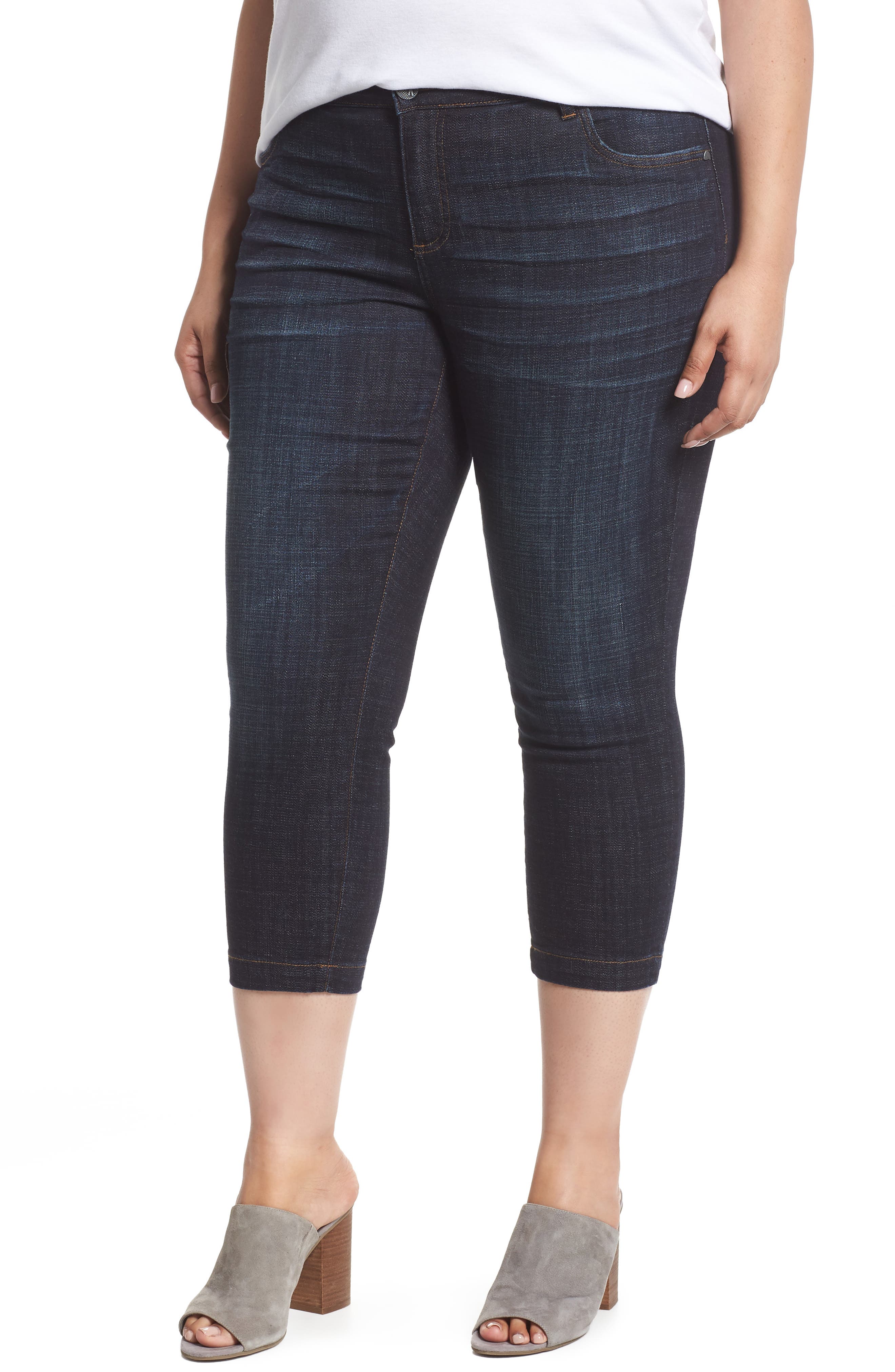 Plus Size Kut From The Kloth Lauren Crop Jeans, Blue