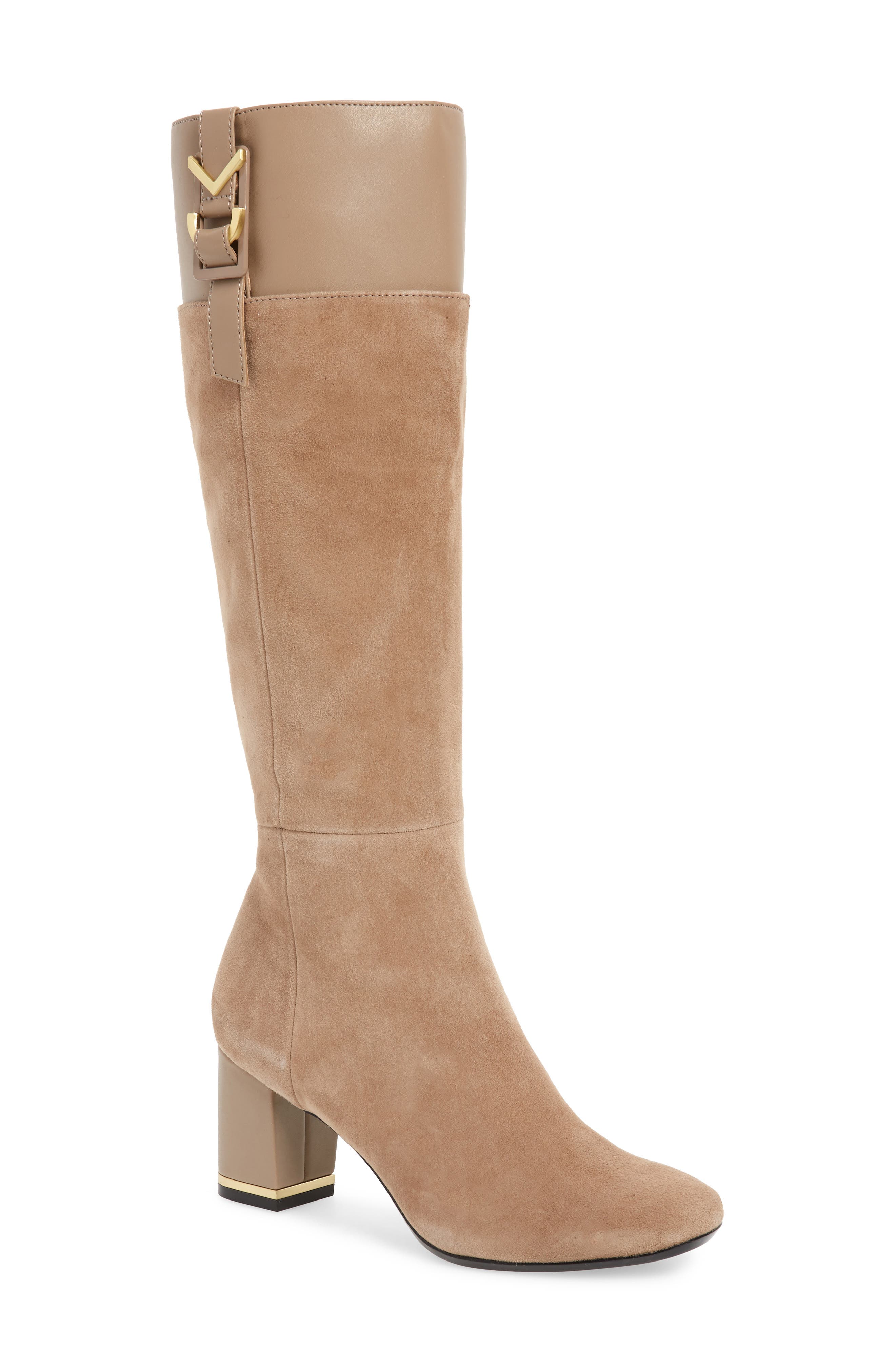Calvin Klein Candace Knee High Boot, Brown