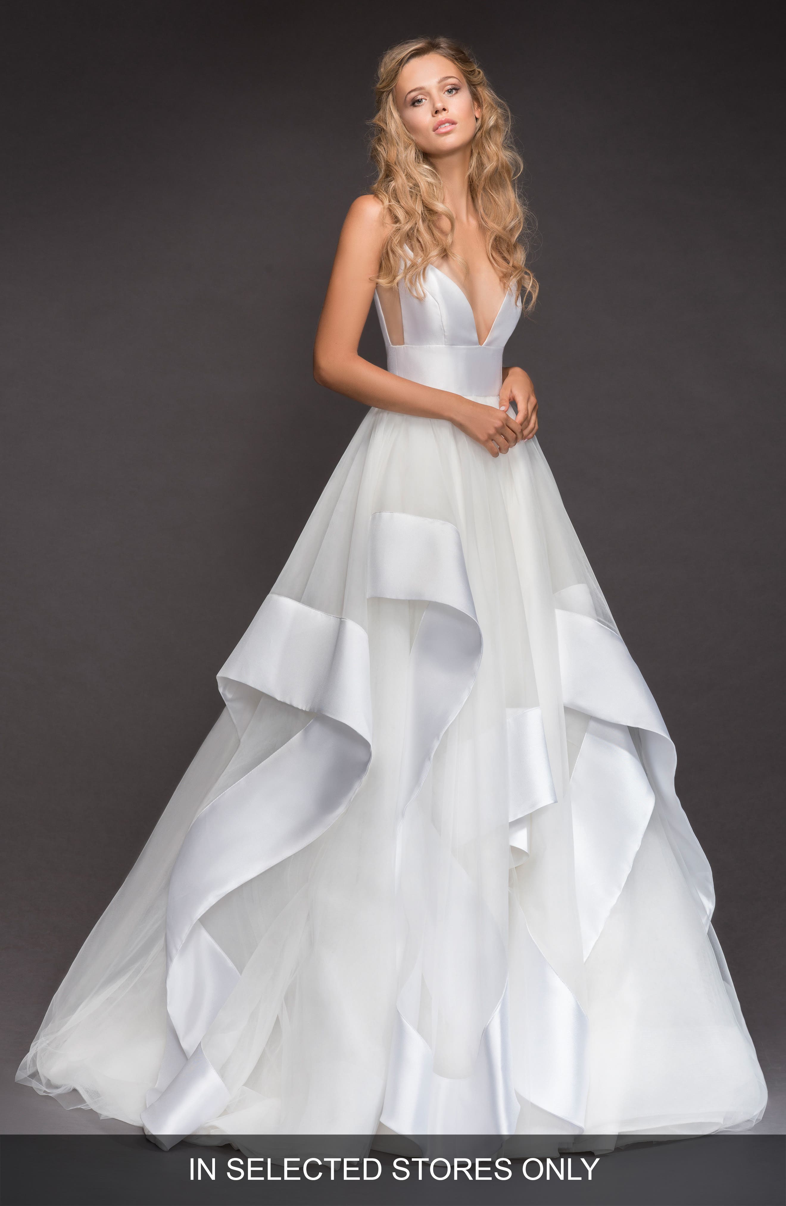 Hayley Paige Andi Sweetheart Mikado & Tulle Ballgown