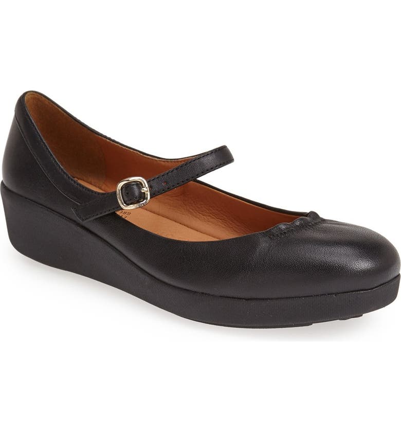 FitFlop™ 'F-Pop' Leather Mary Jane (Women) | Nordstrom