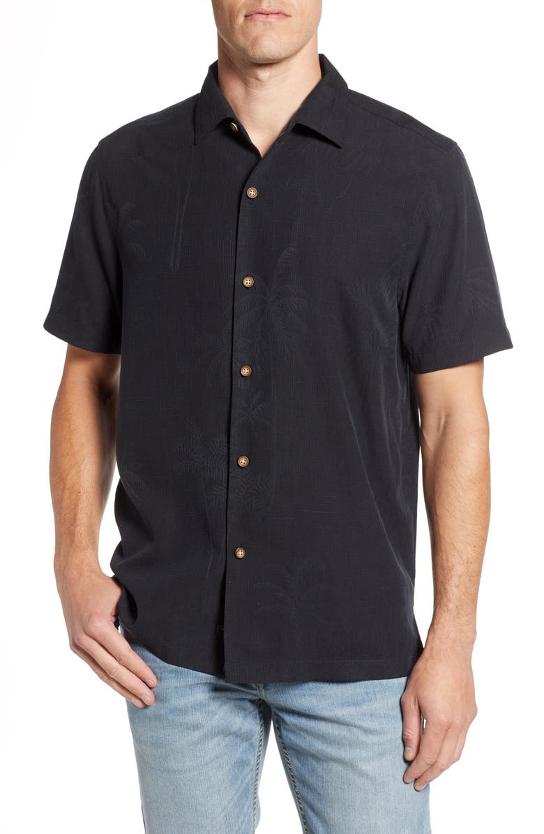 Tommy Bahama Wish Yule Were Here Silk Camp Shirt | Nordstrom