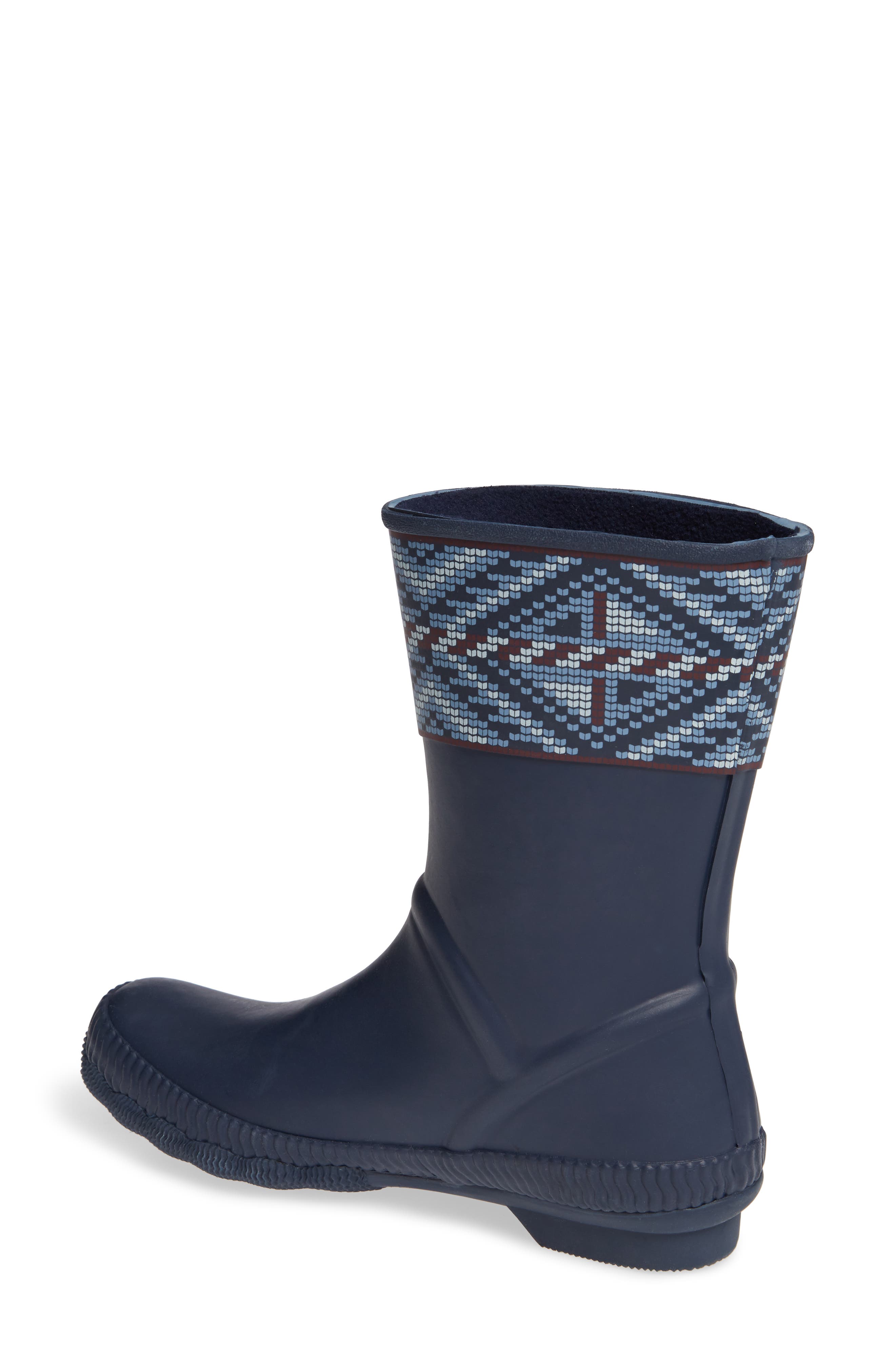 sperry women's saltwater canvas rain boot