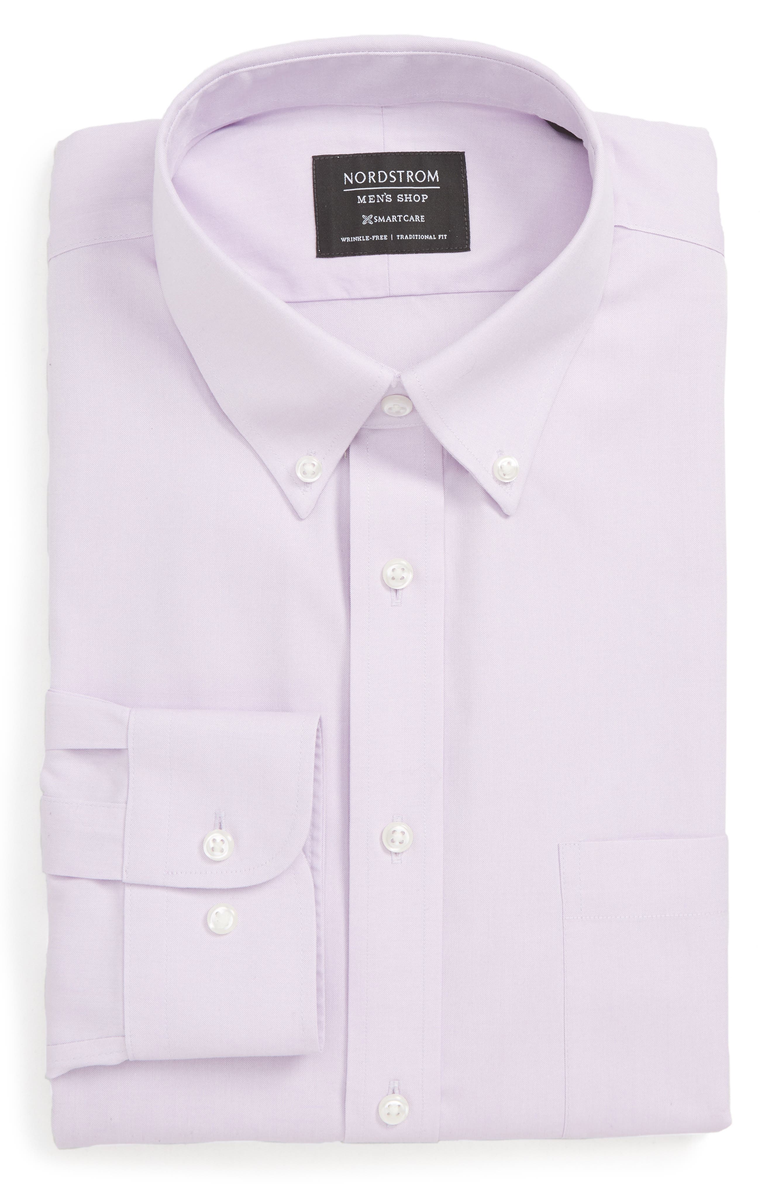 Nordstrom Shop Smartcare(TM) Classic Fit Dress Shirt, Purple