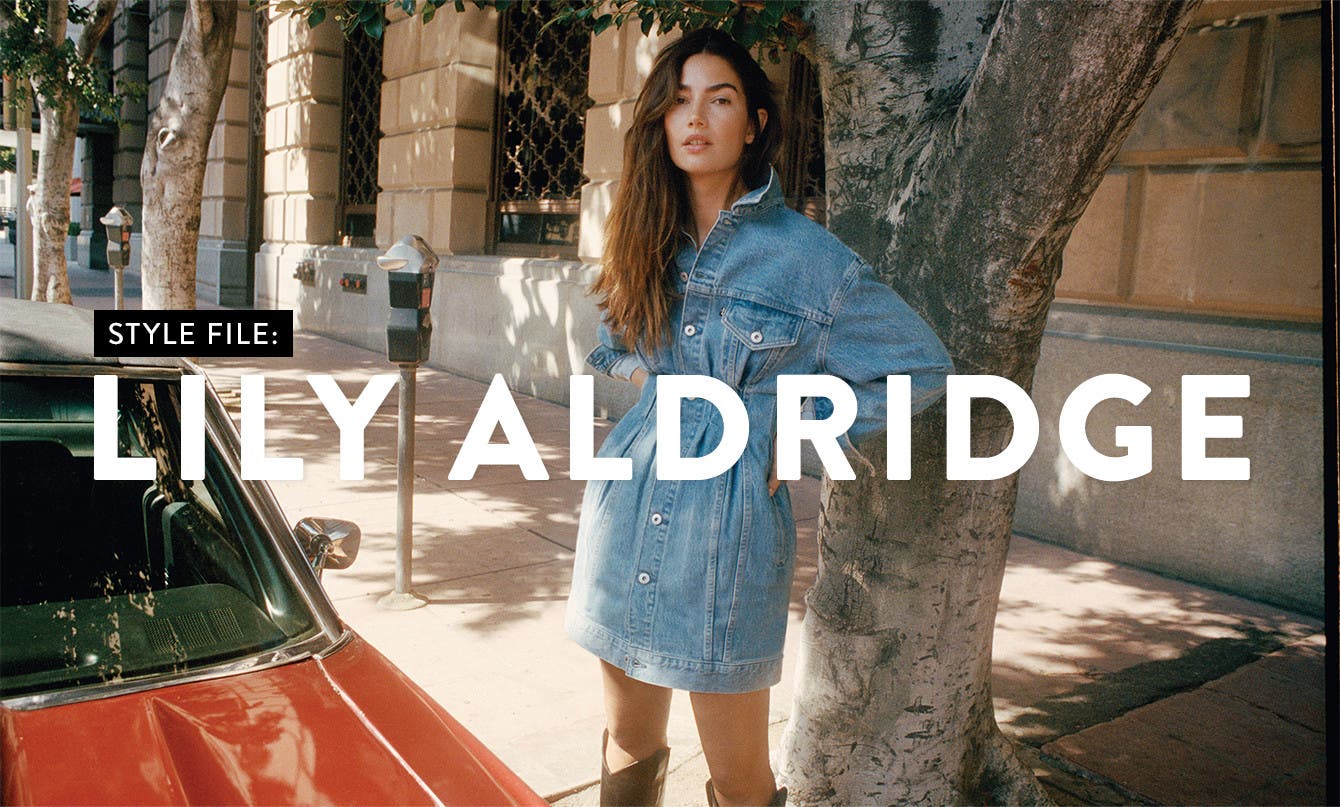 Lily Aldridge on Her Denim Style 