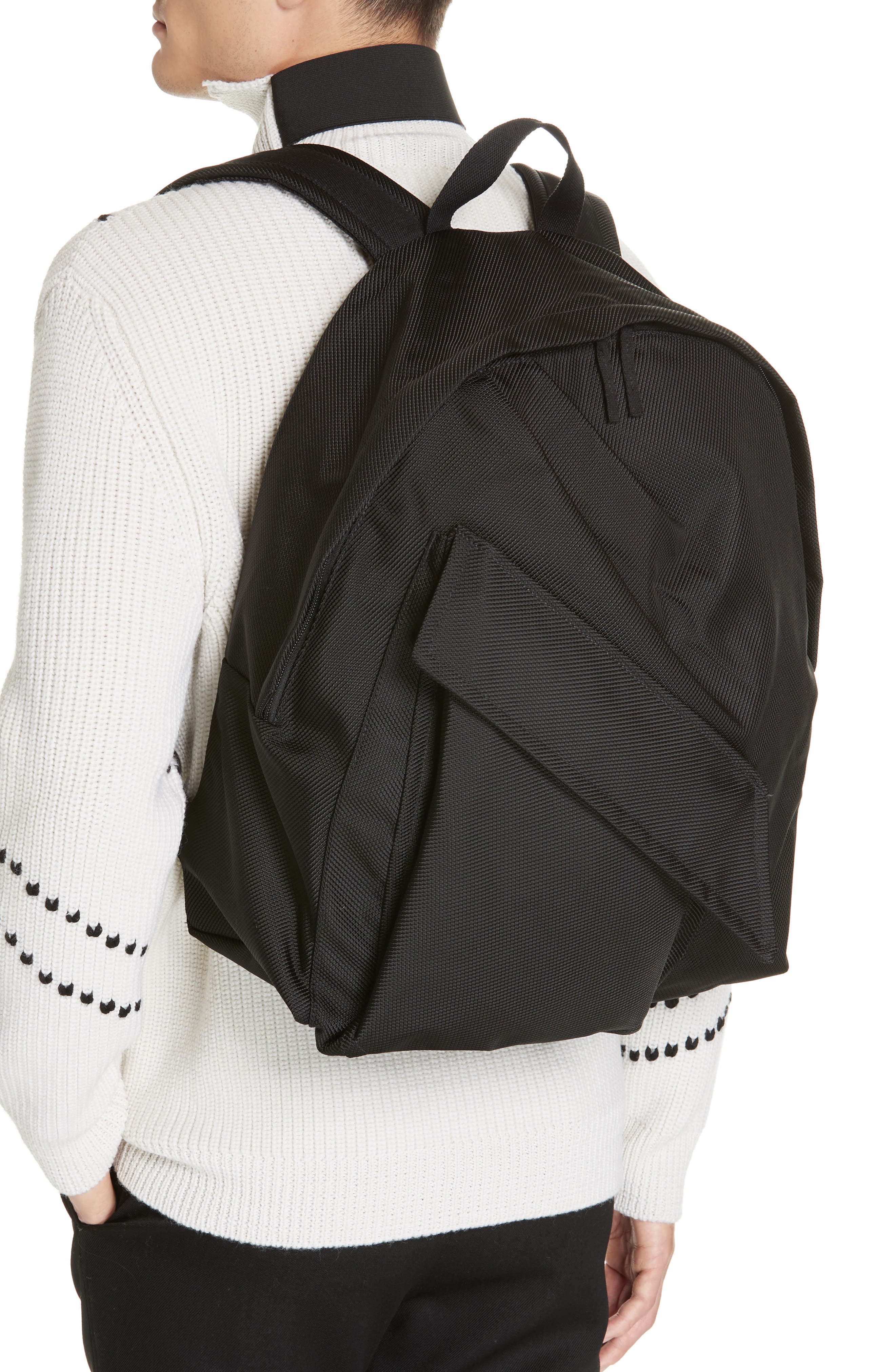 raf simons classic black structured