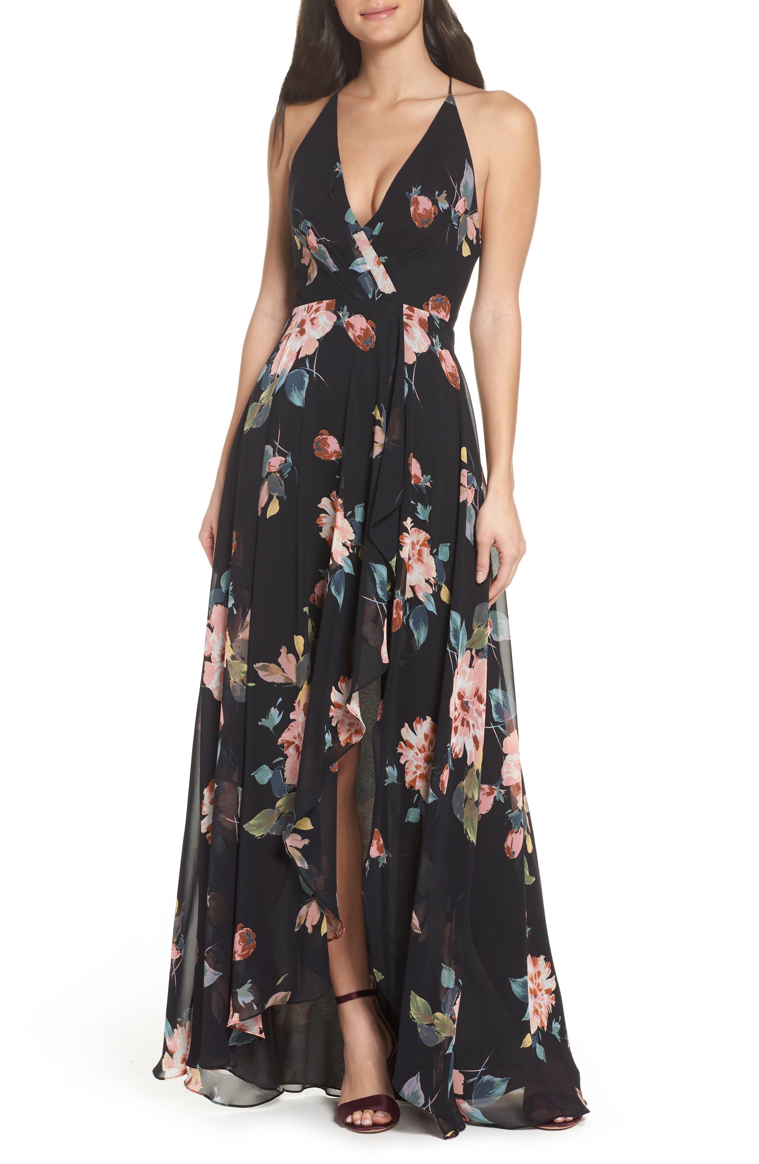 Jenny Yoo Farrah Halter Gown