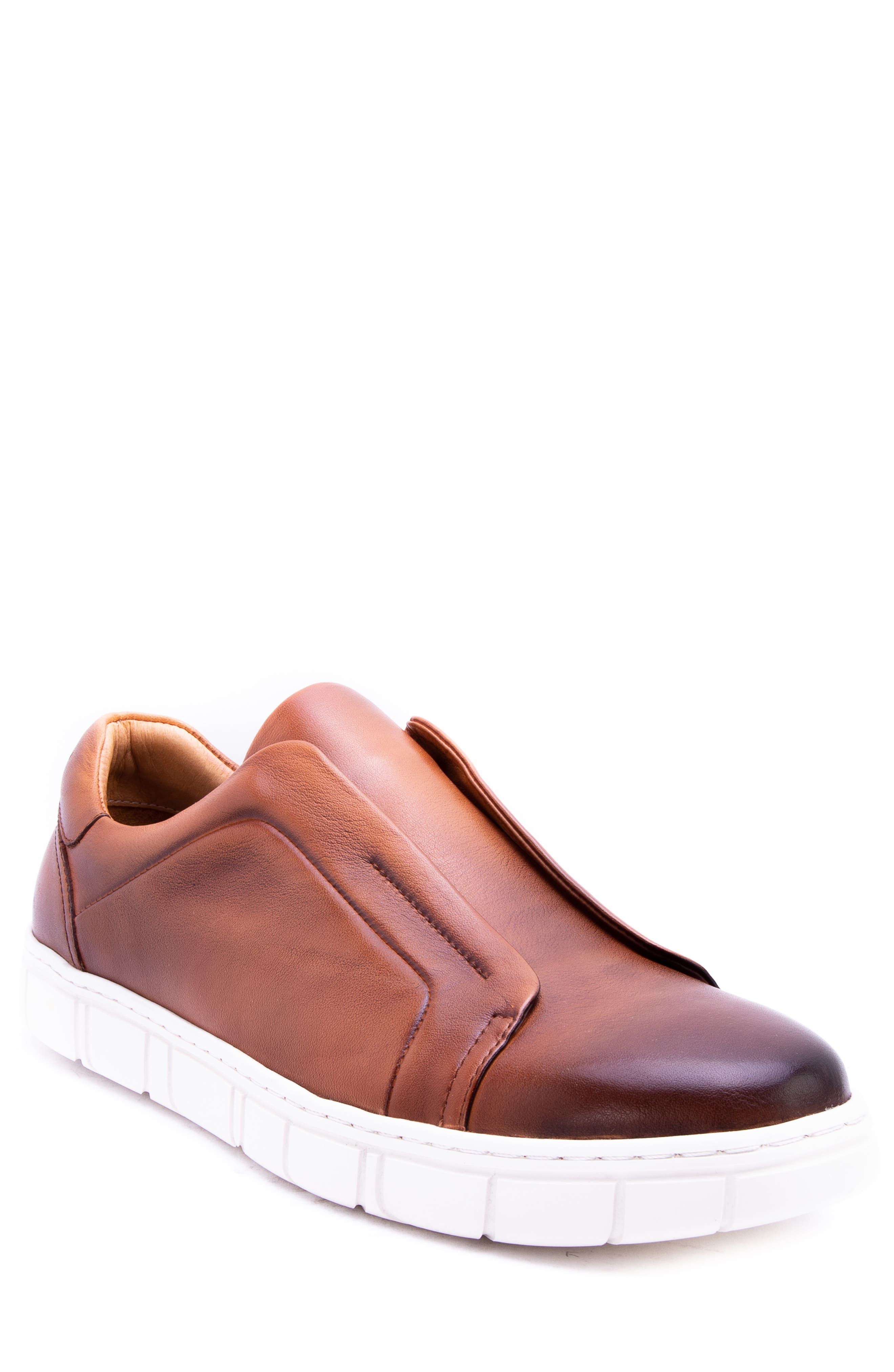 Zanzara Sorgh Laceless Sneaker, Brown
