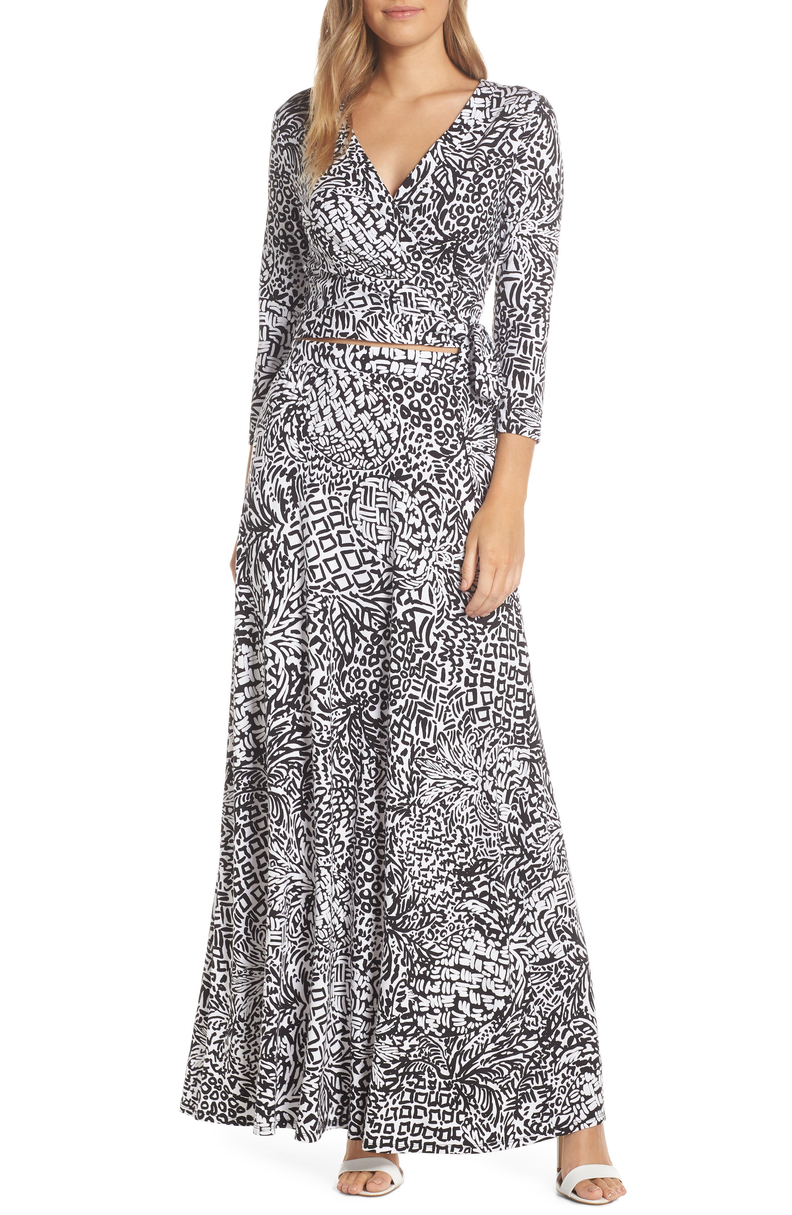 Lilly Pulitzer Ruari Two-Piece Maxi Dress, Black