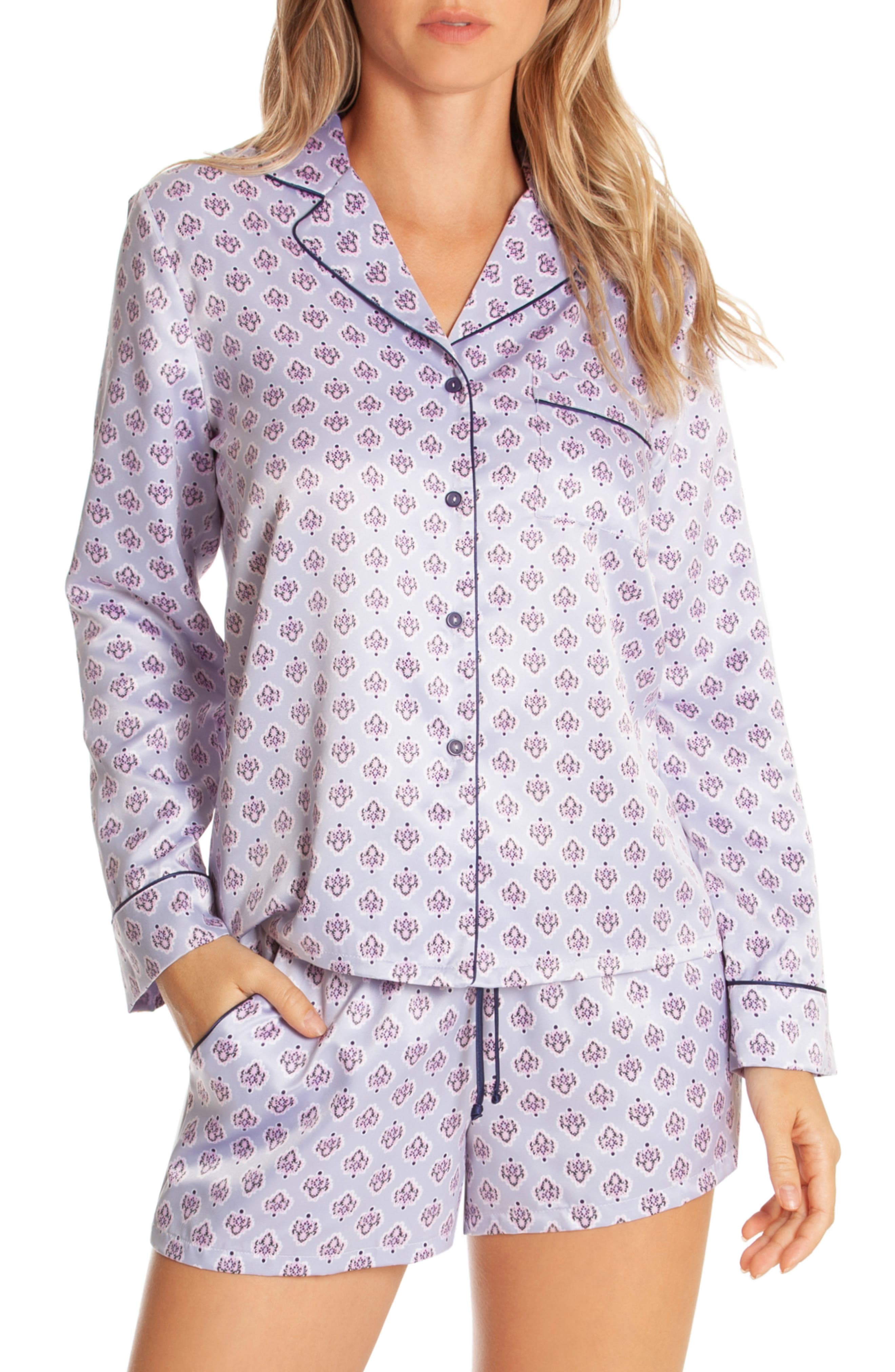 In Bloom By Jonquil Look Of Love Short Pajamas, Purple