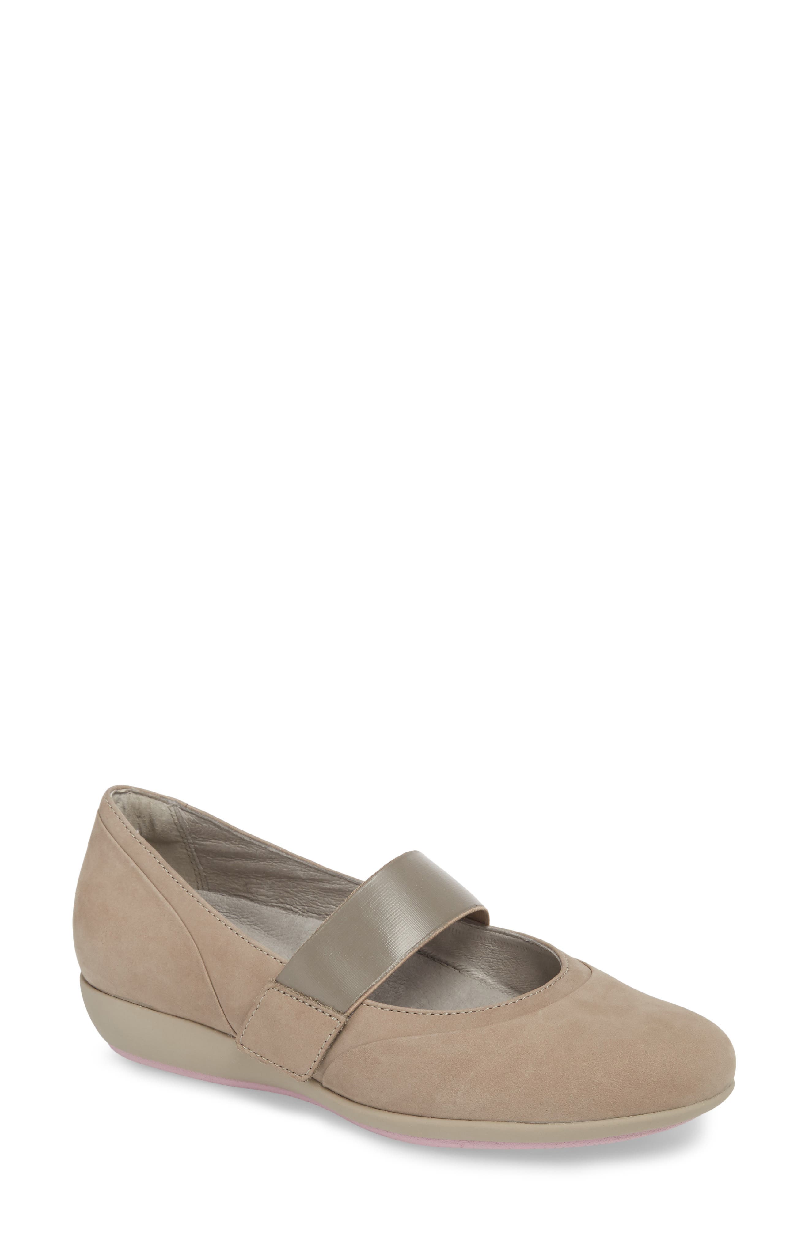 Dansko Kendra Mary Jane Wedge-6- Grey