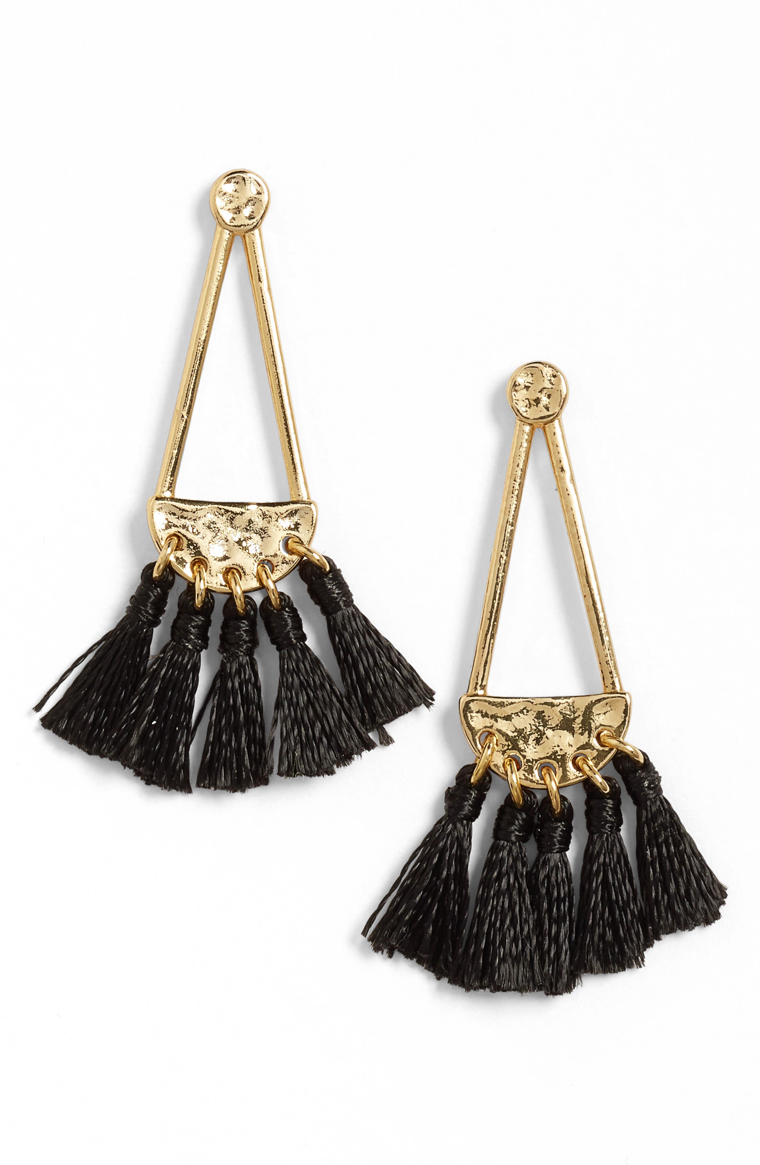 Rebecca Minkoff Geo Tassel Chandelier Earrings Nordstrom