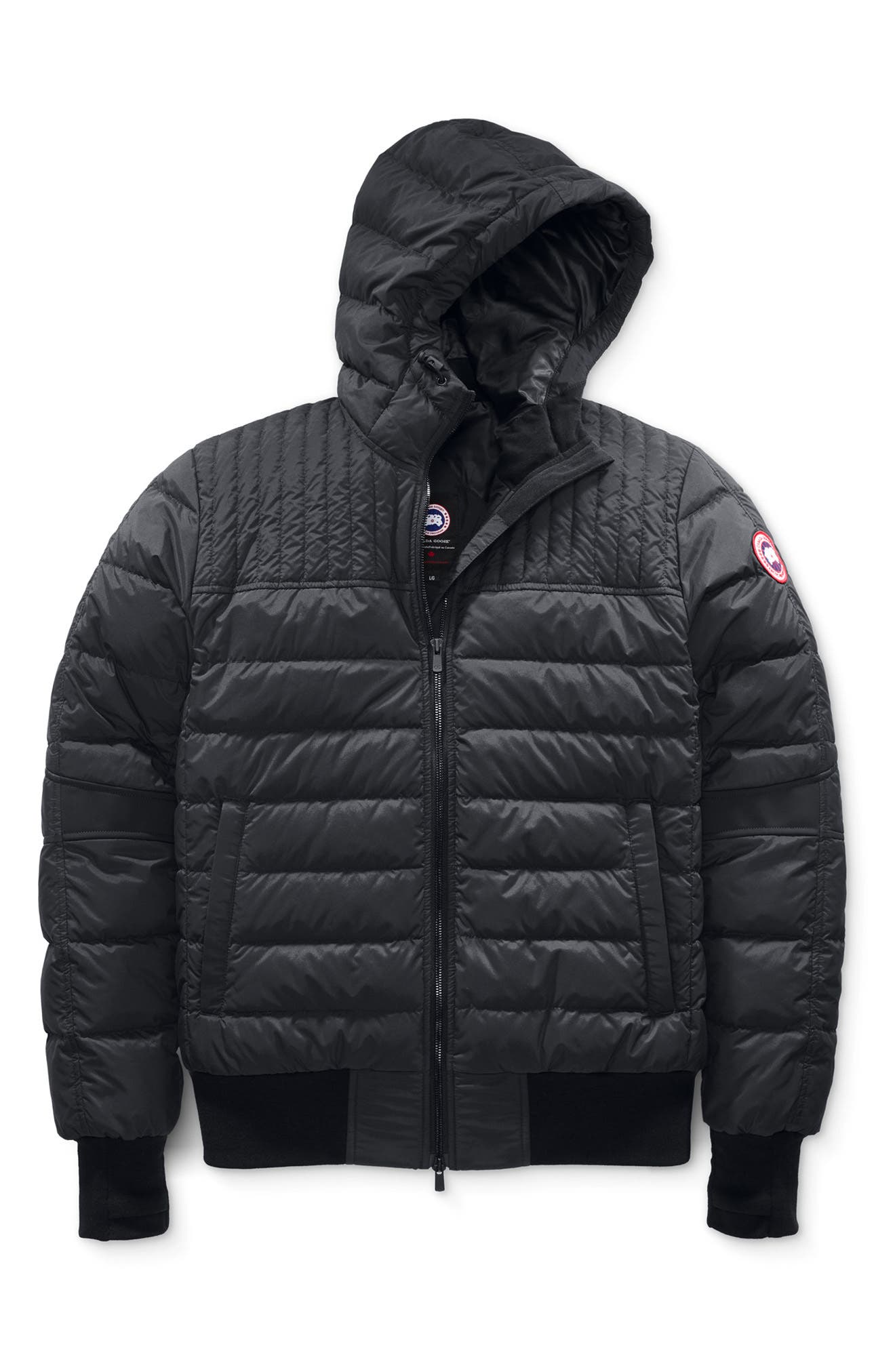 Canada Goose Cabri Hooded Packable Down Jacket, Black